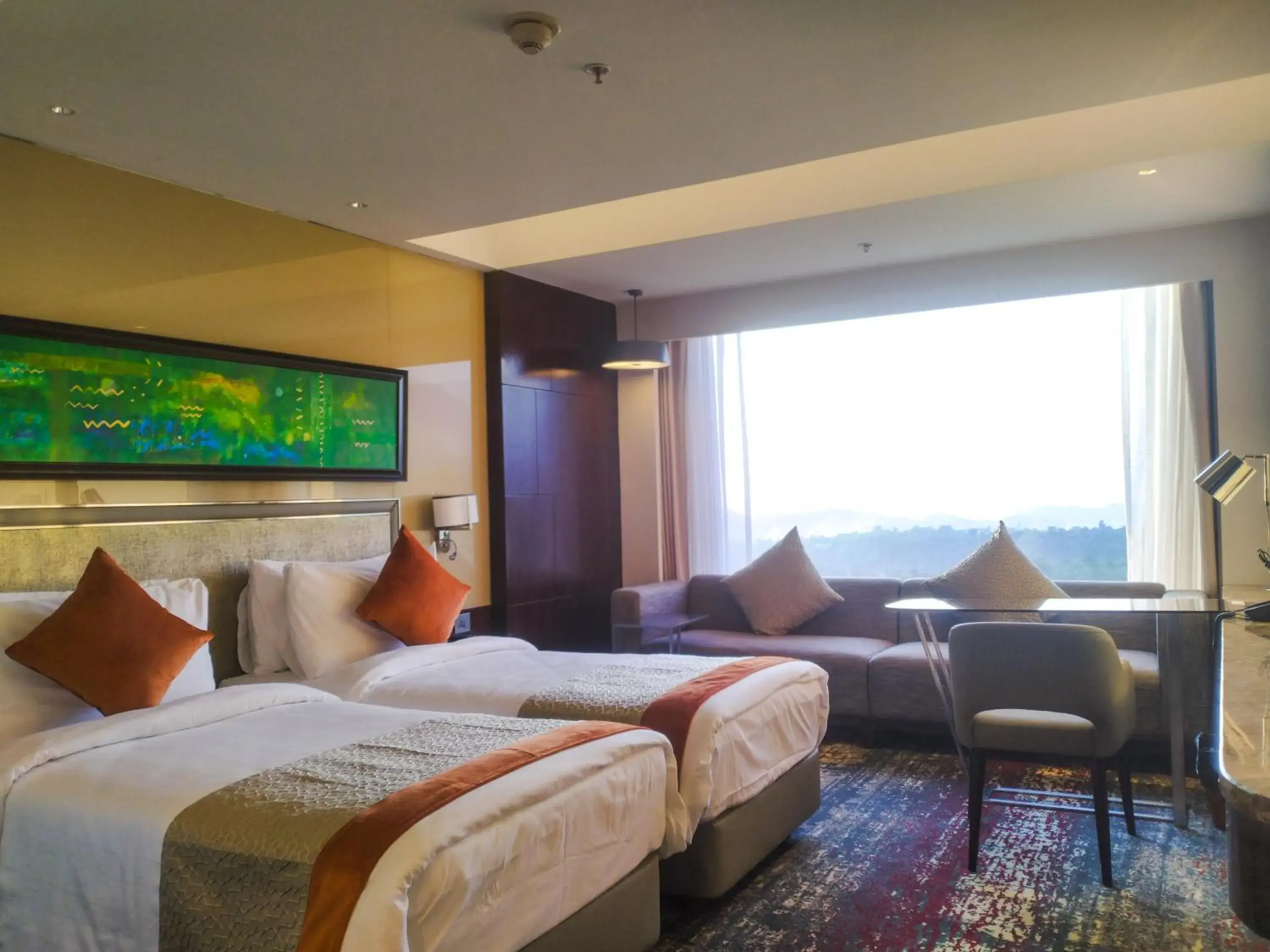 Mountain view, Bed in Welcomhotel By ITC Hotels, Katra Mountain view, Bed in Welcomhotel By ITC Hotels, Katra