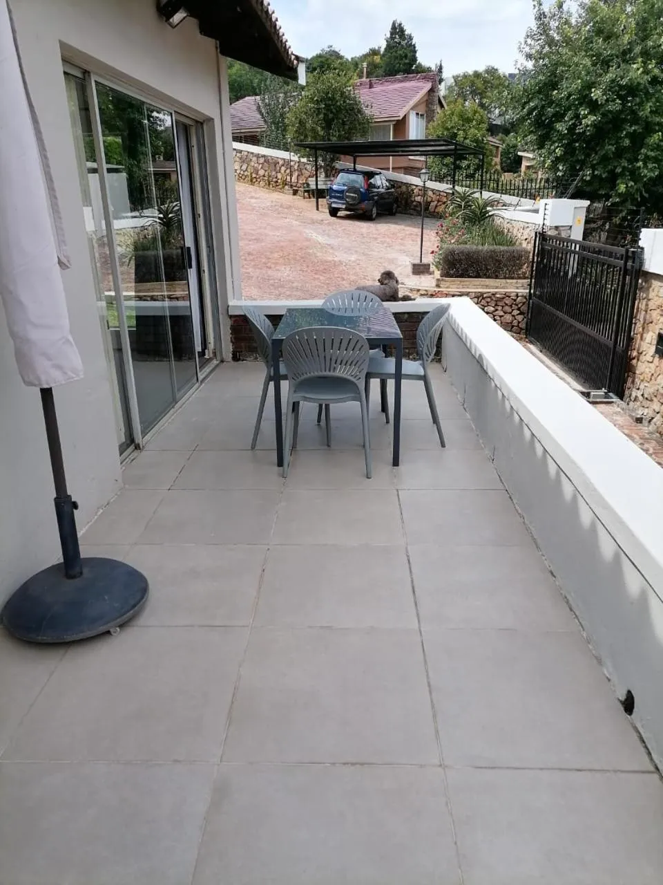 Patio in CityView, a stunning modern apartment