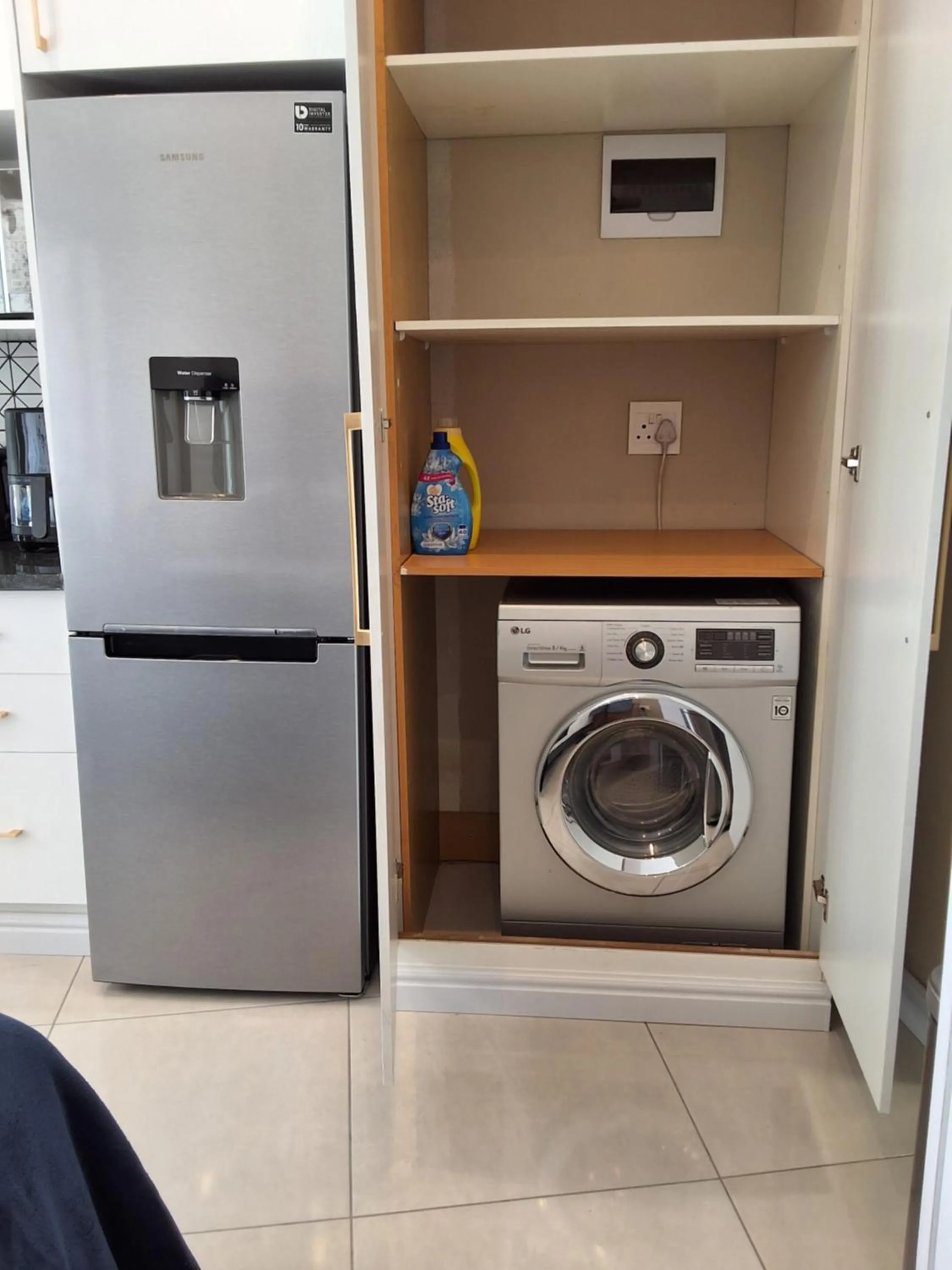 Kitchen or kitchenette in CityView, a stunning modern apartment