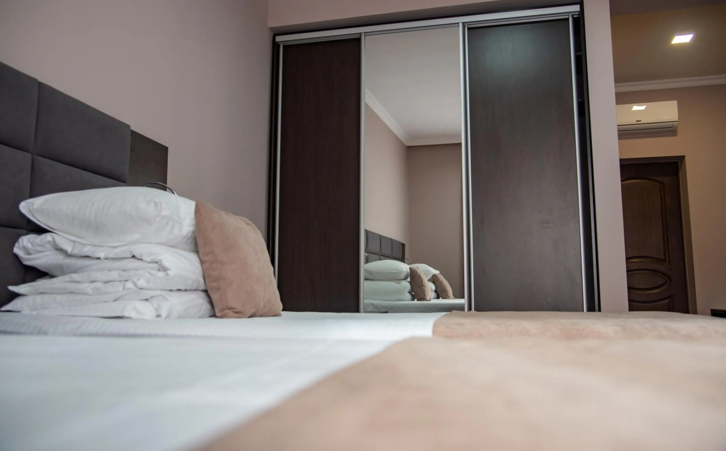 Bed in T&S Apart-Hotel