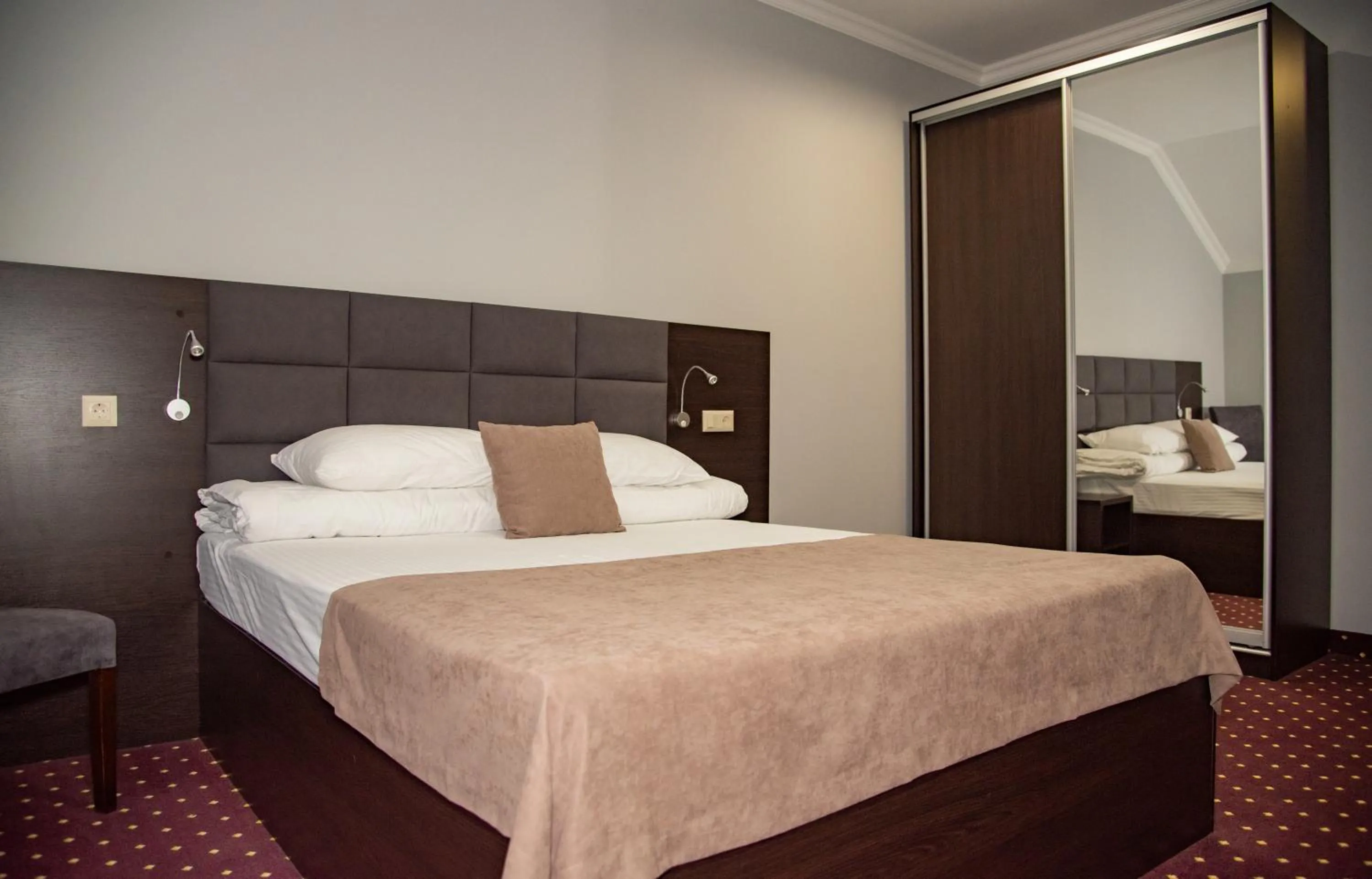 Bed in T&S Apart-Hotel