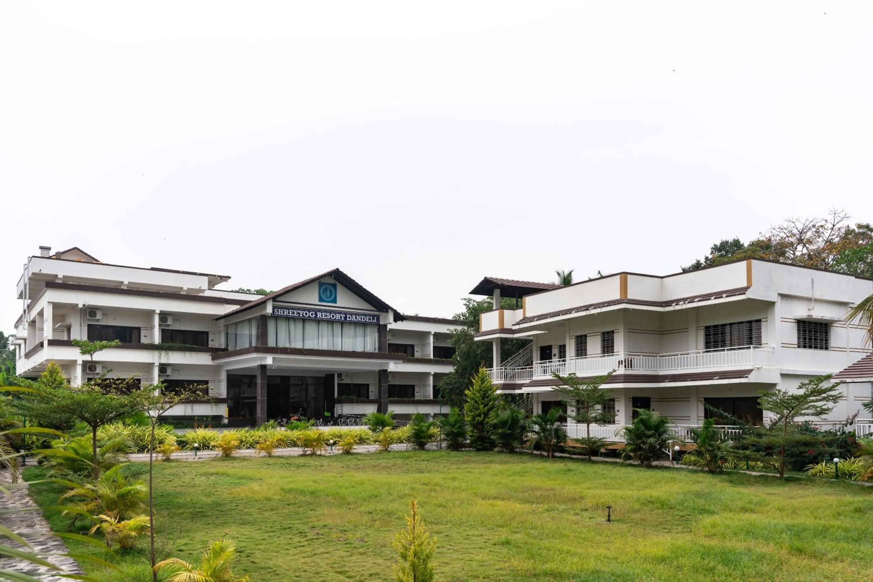 Garden view in Shreeyog Resort Dandeli