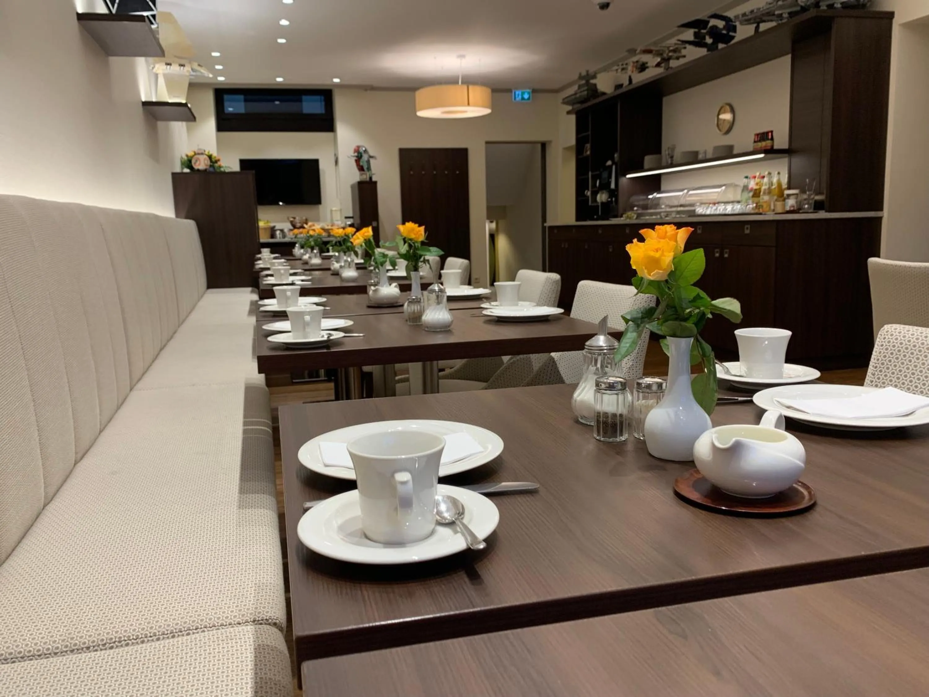 Dining area in Hotel Hübler