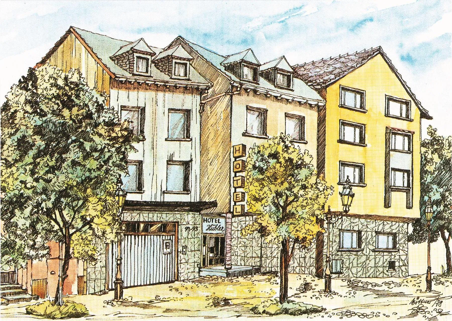 Property building in Hotel Hübler