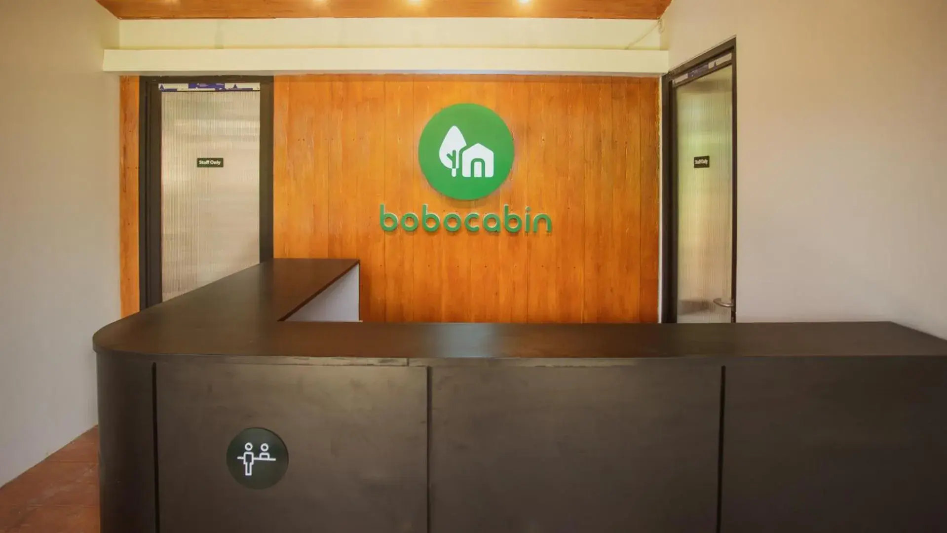Lobby or reception in Bobocabin Kaldera, Toba Lobby or reception in Bobocabin Kaldera, Toba