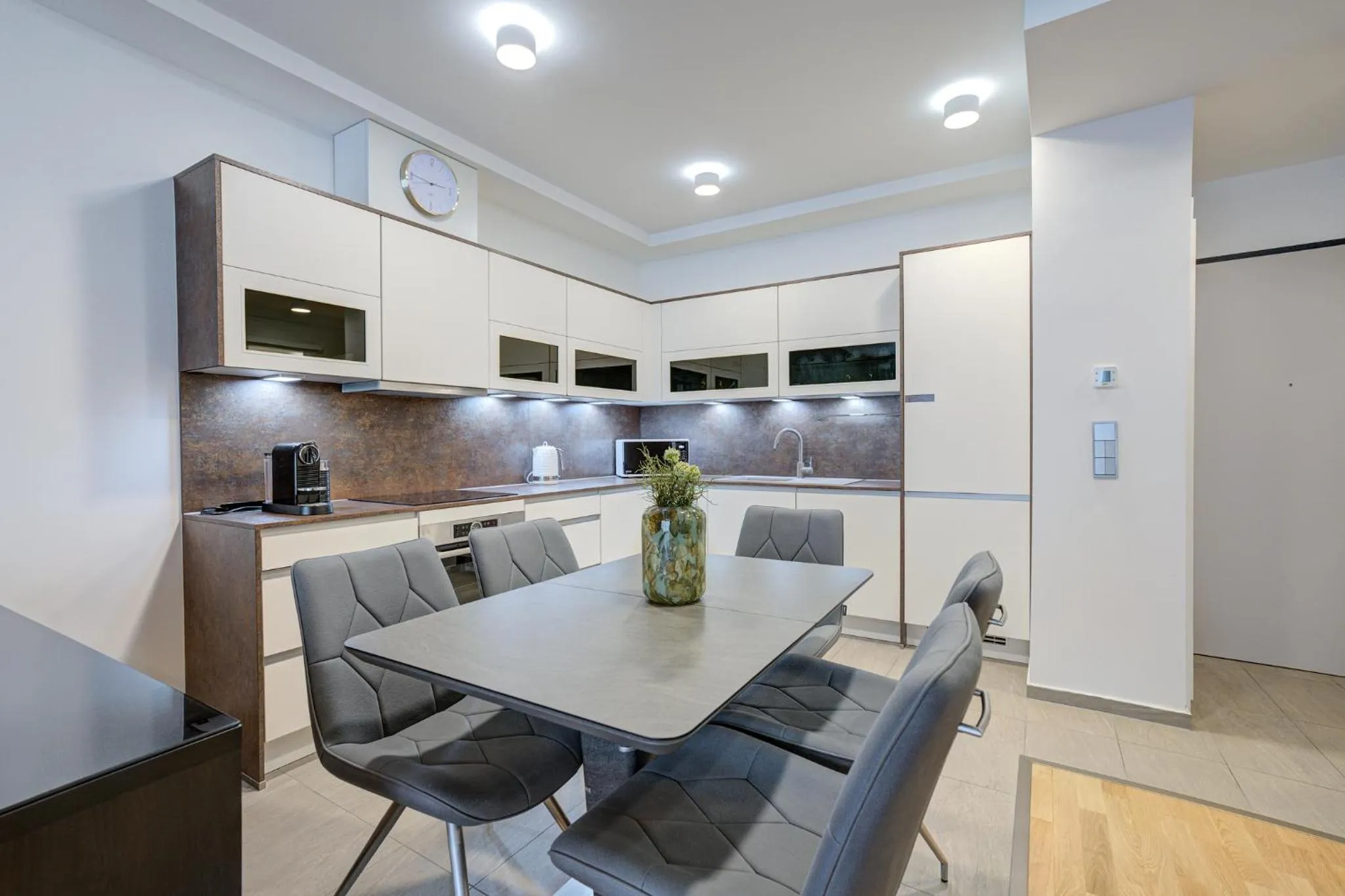 kitchen in Emerald Downtown Luxury Suites by Continental Group