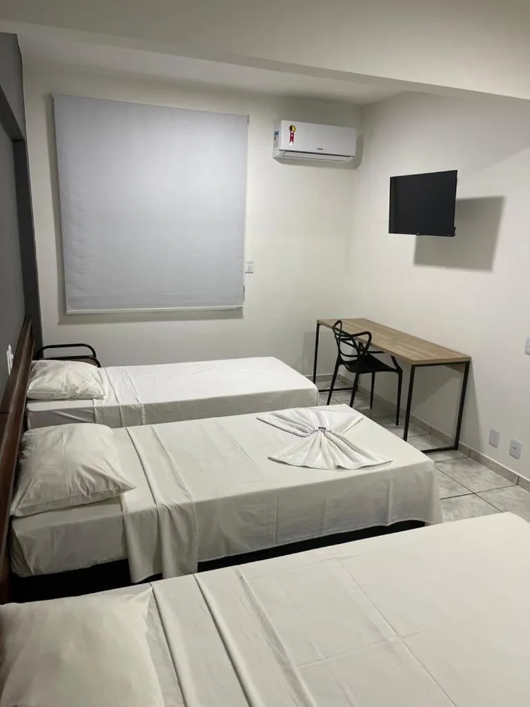 Bed in Bravo City Hotel São Jose do Rio Preto Ltda