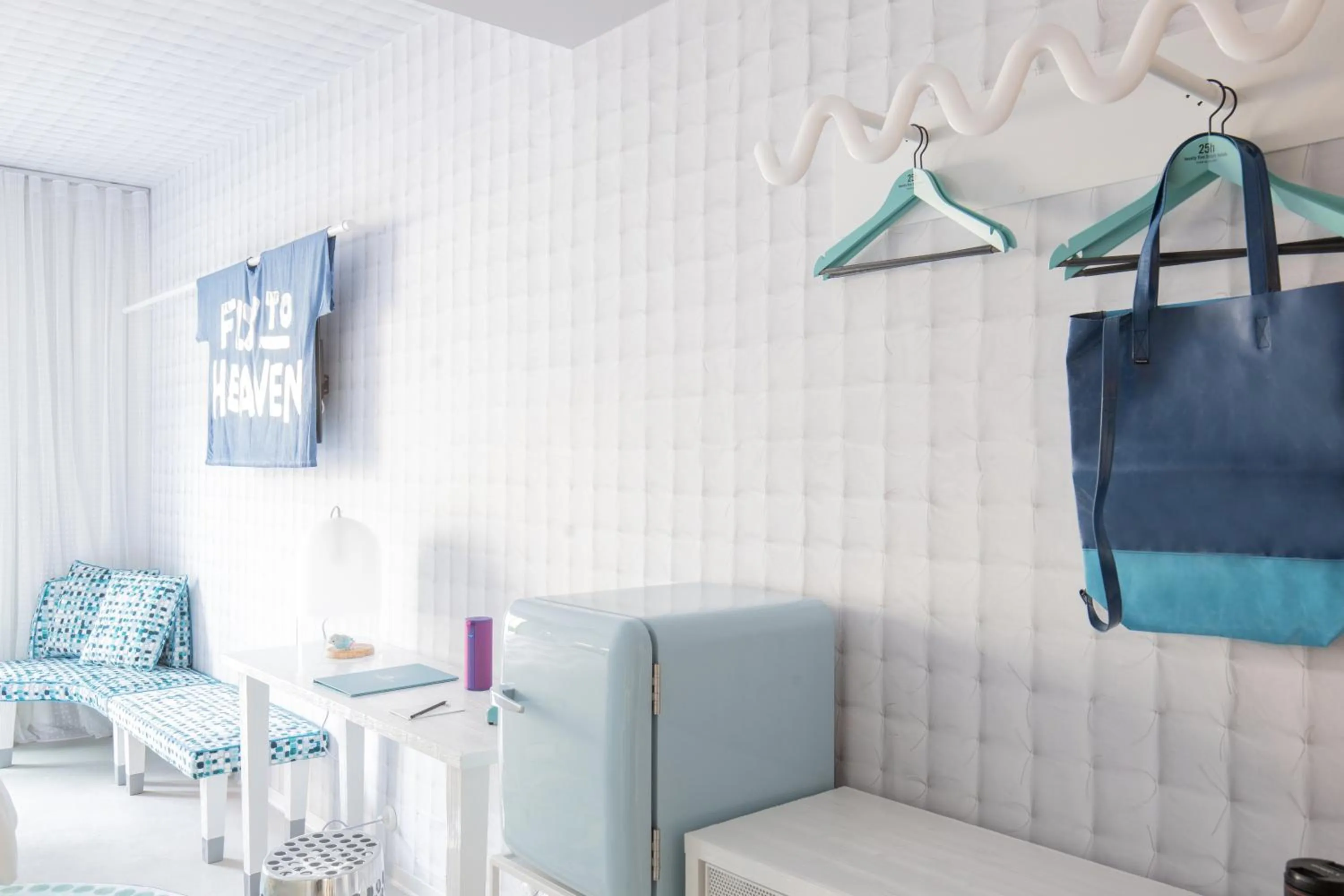 Bedroom in 25hours Hotel Florence Piazza San Paolino