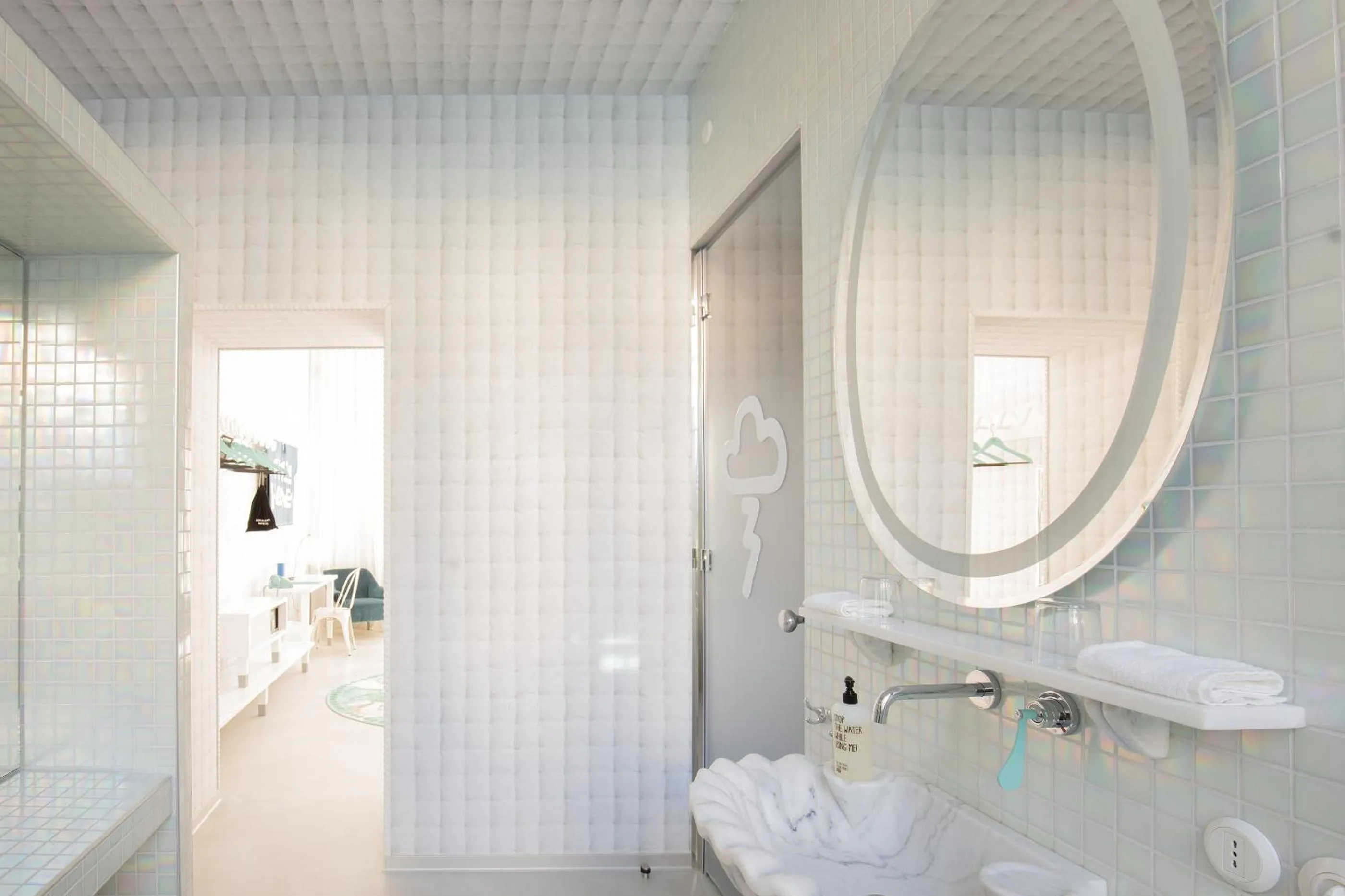 Bathroom in 25hours Hotel Florence Piazza San Paolino