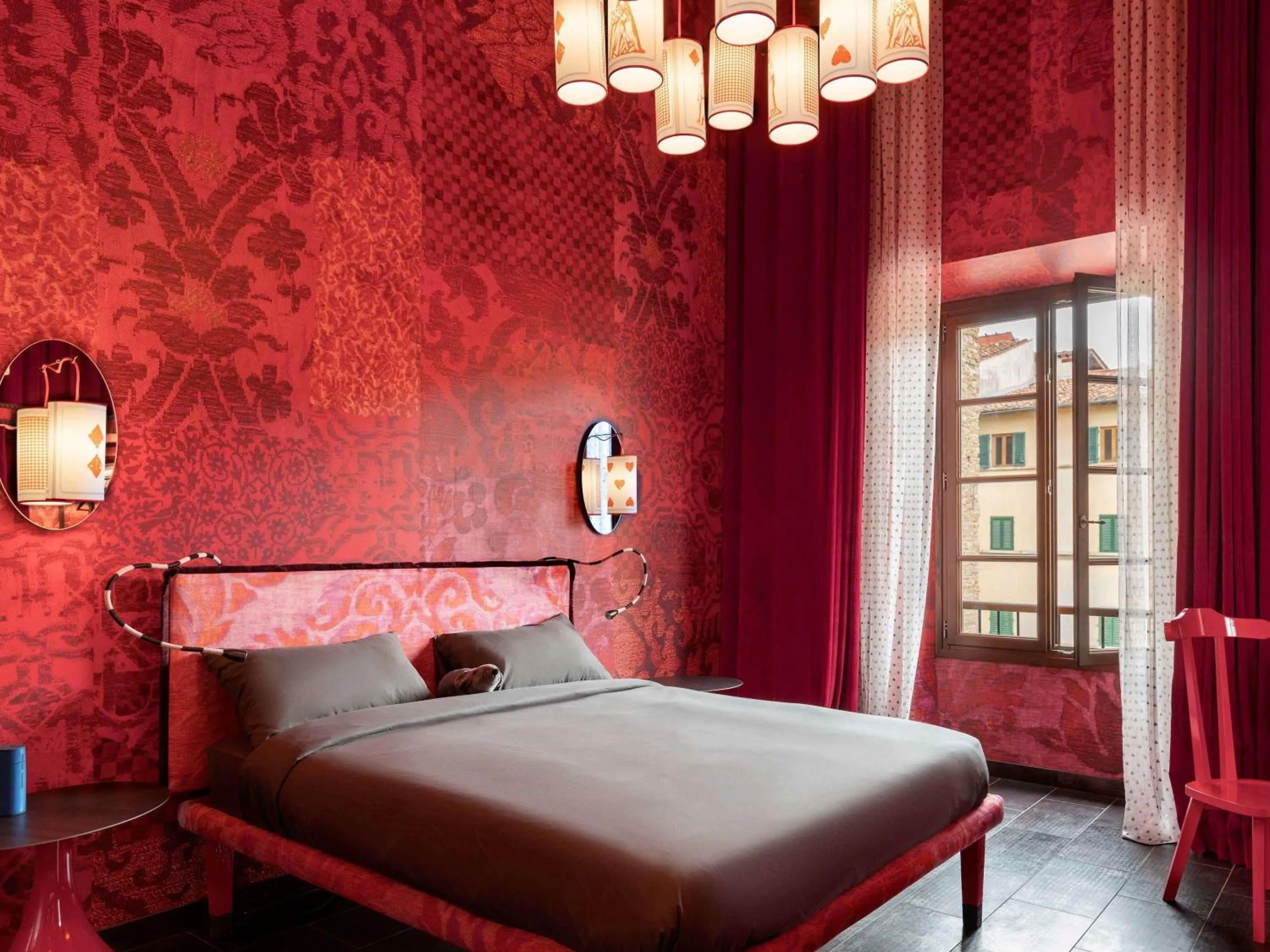 Bedroom, Bed in 25hours Hotel Florence Piazza San Paolino