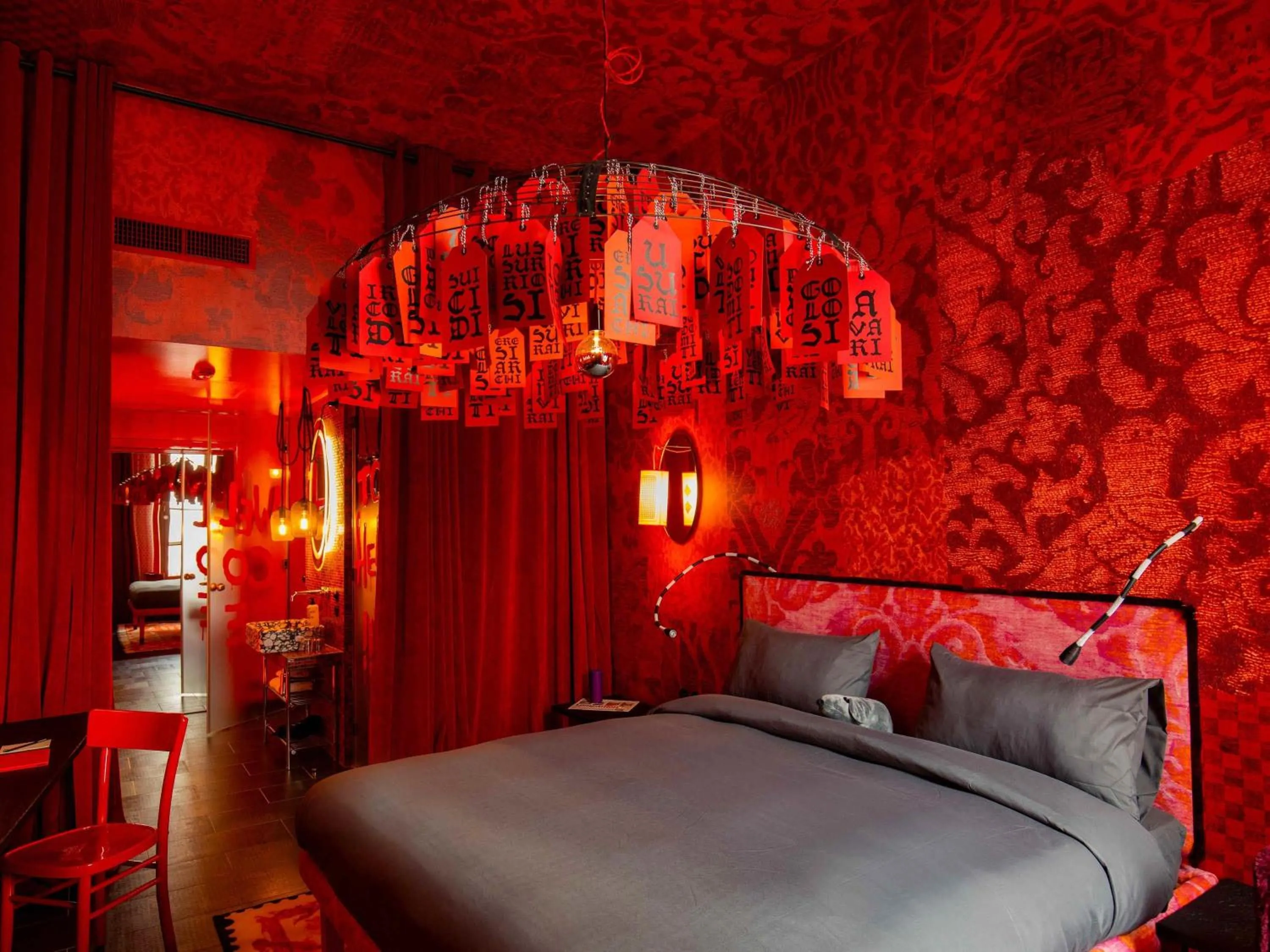 Bedroom, Bed in 25hours Hotel Florence Piazza San Paolino