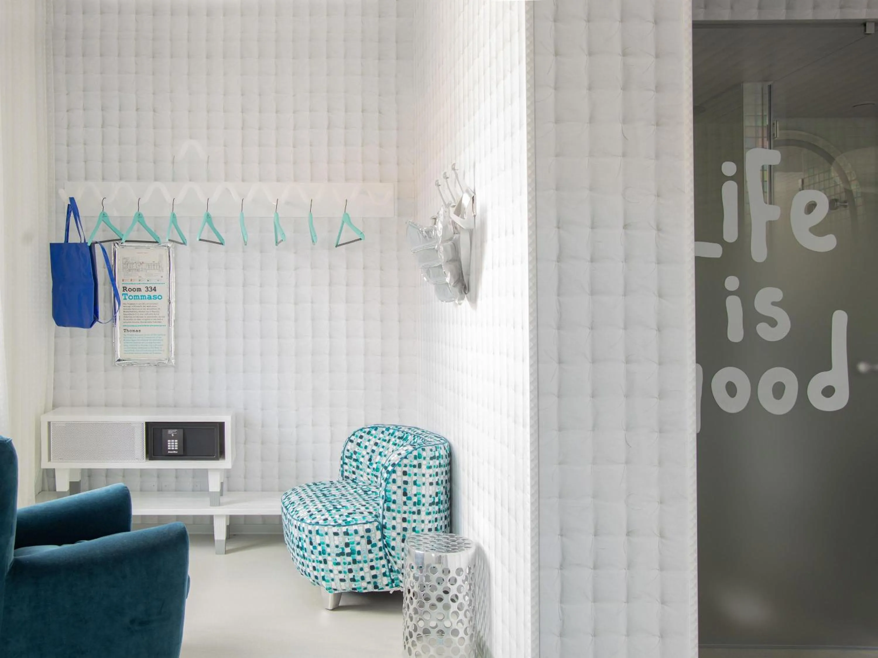 Bedroom in 25hours Hotel Florence Piazza San Paolino