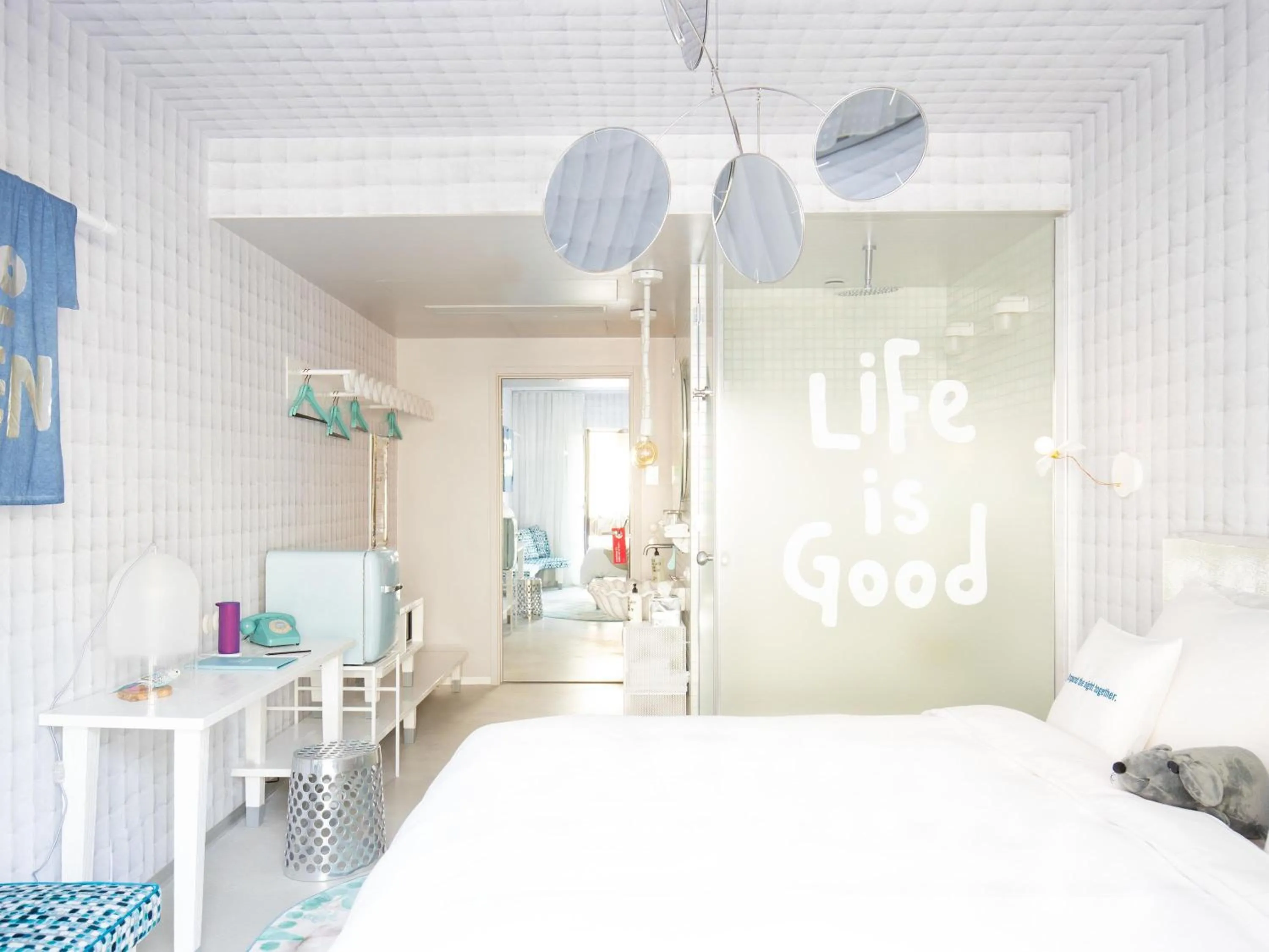 Bedroom, Bed in 25hours Hotel Florence Piazza San Paolino