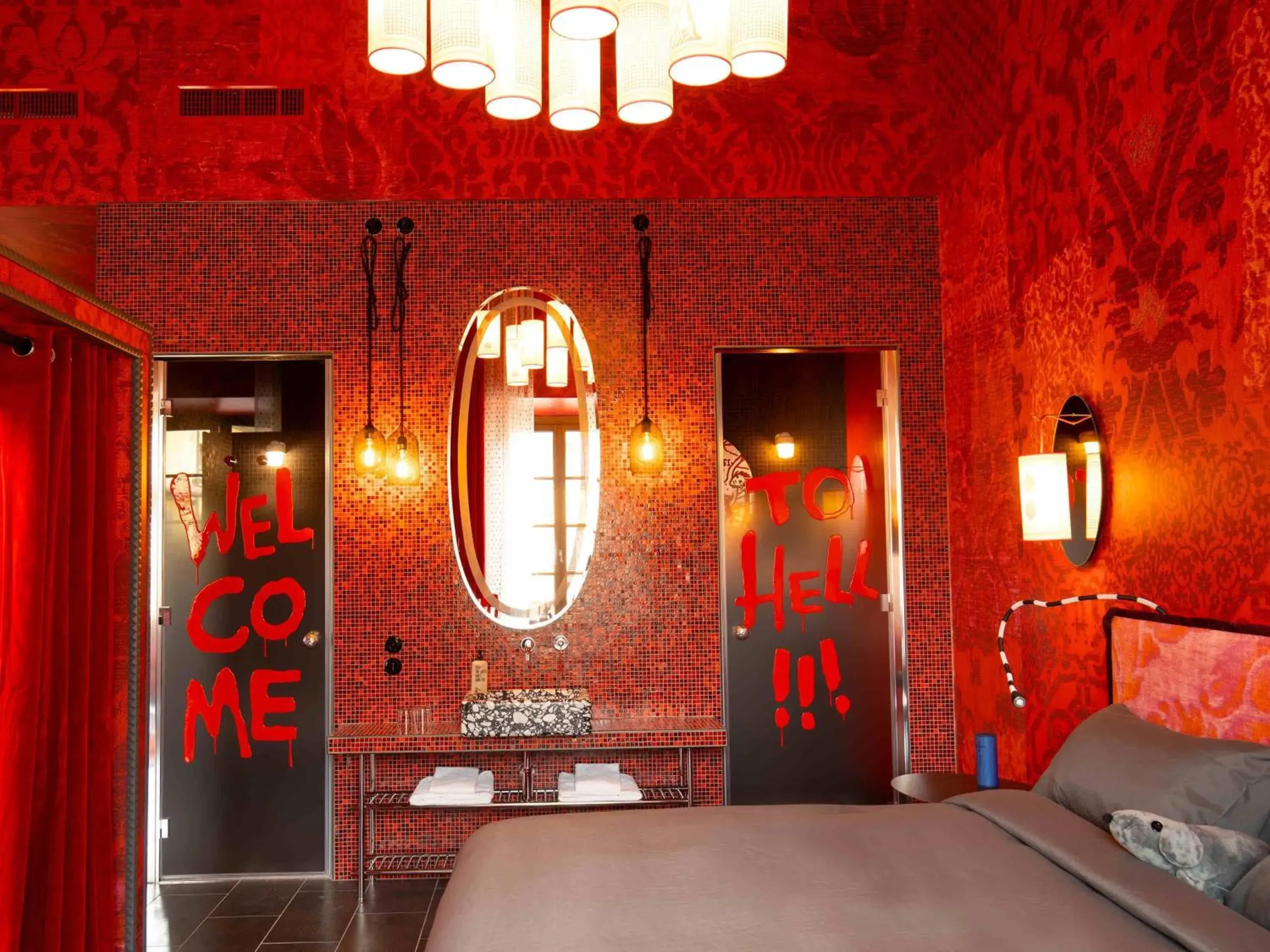 Bedroom, Bed in 25hours Hotel Florence Piazza San Paolino Bedroom, Bed in 25hours Hotel Florence Piazza San Paolino