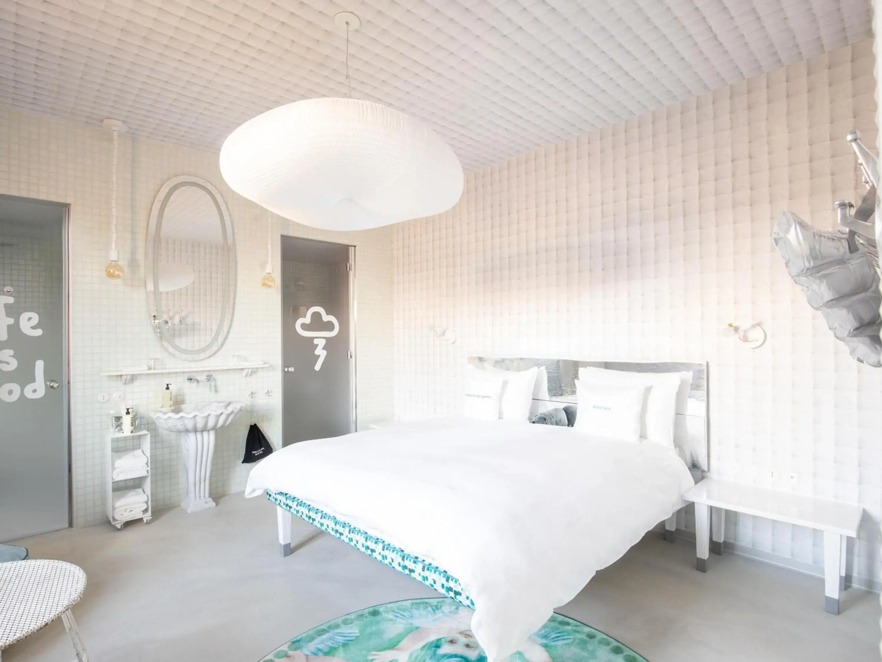 Bedroom, Bed in 25hours Hotel Florence Piazza San Paolino Bedroom, Bed in 25hours Hotel Florence Piazza San Paolino