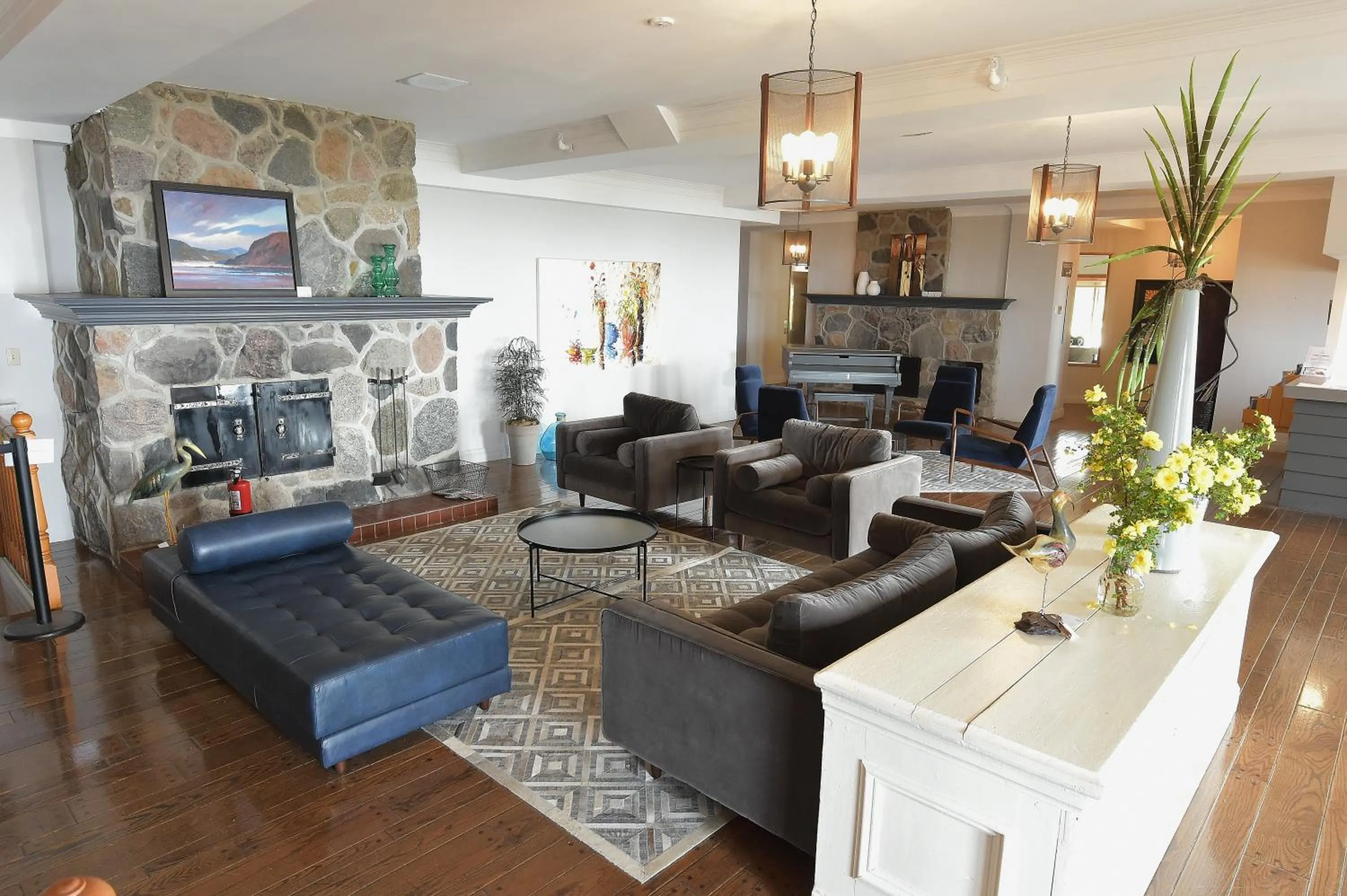 Lobby or reception in Hotel Cap-aux-Pierres