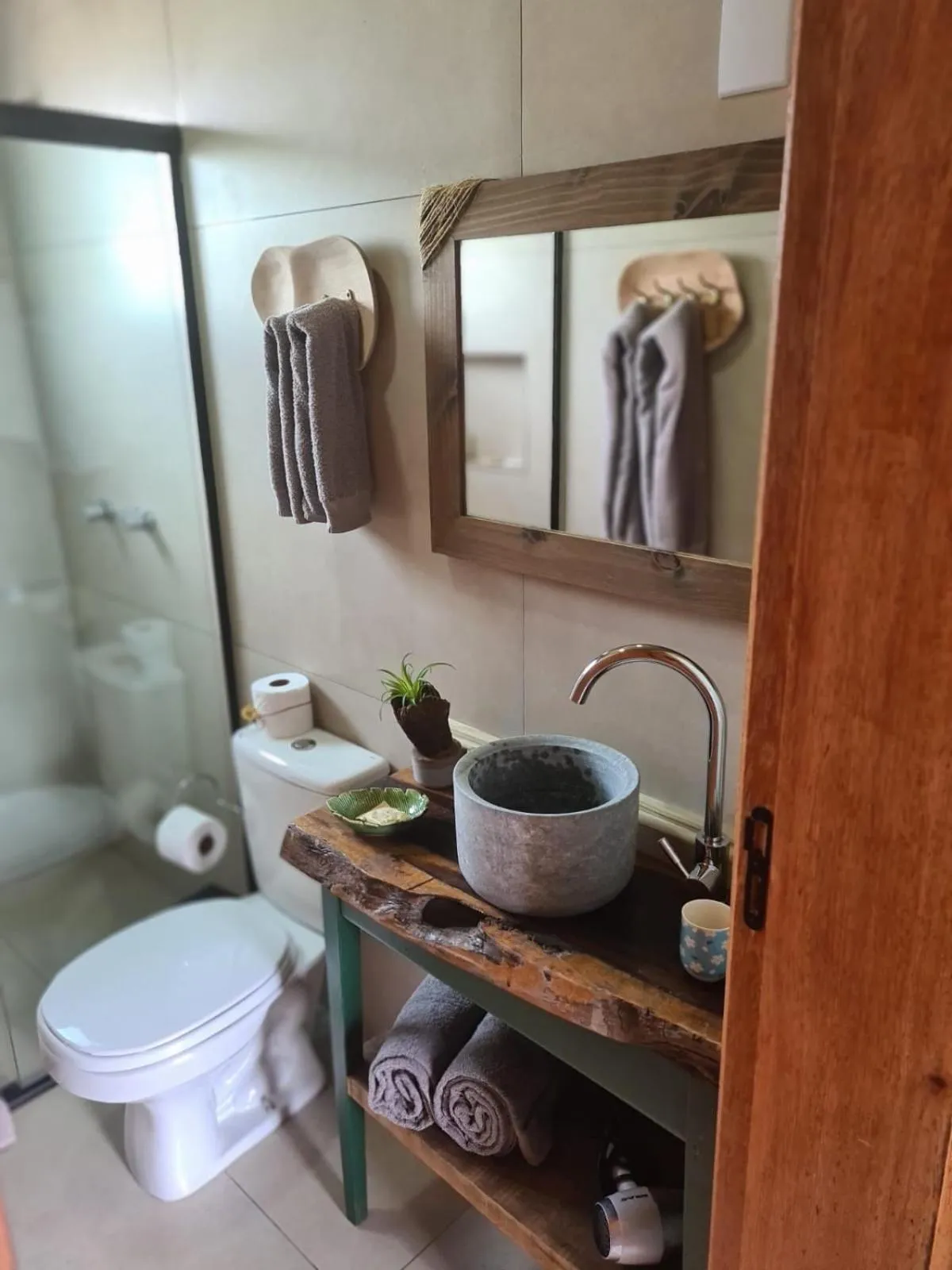 Bathroom in Refúgio dos Coiotes