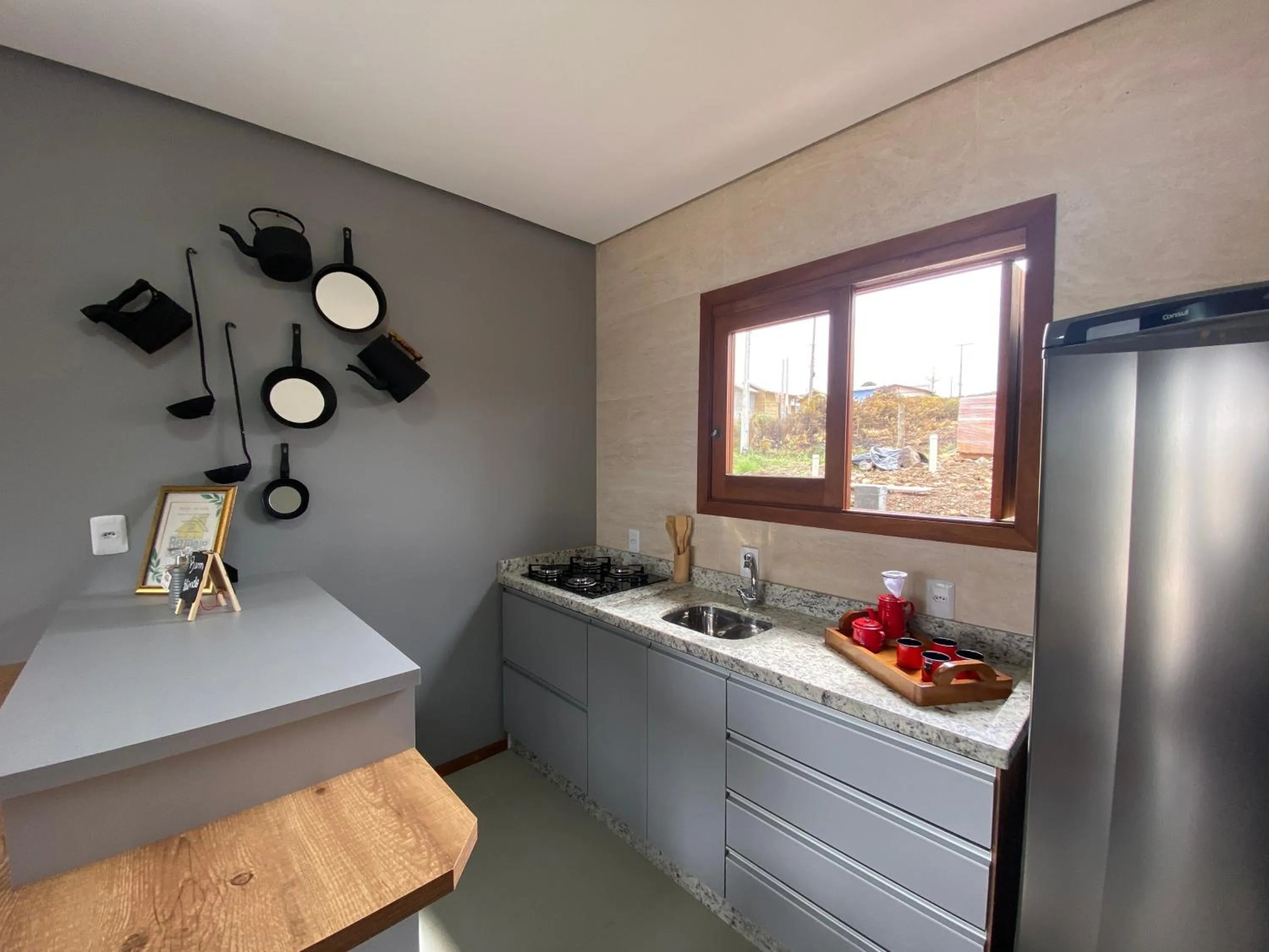 kitchen in Refúgio dos Coiotes