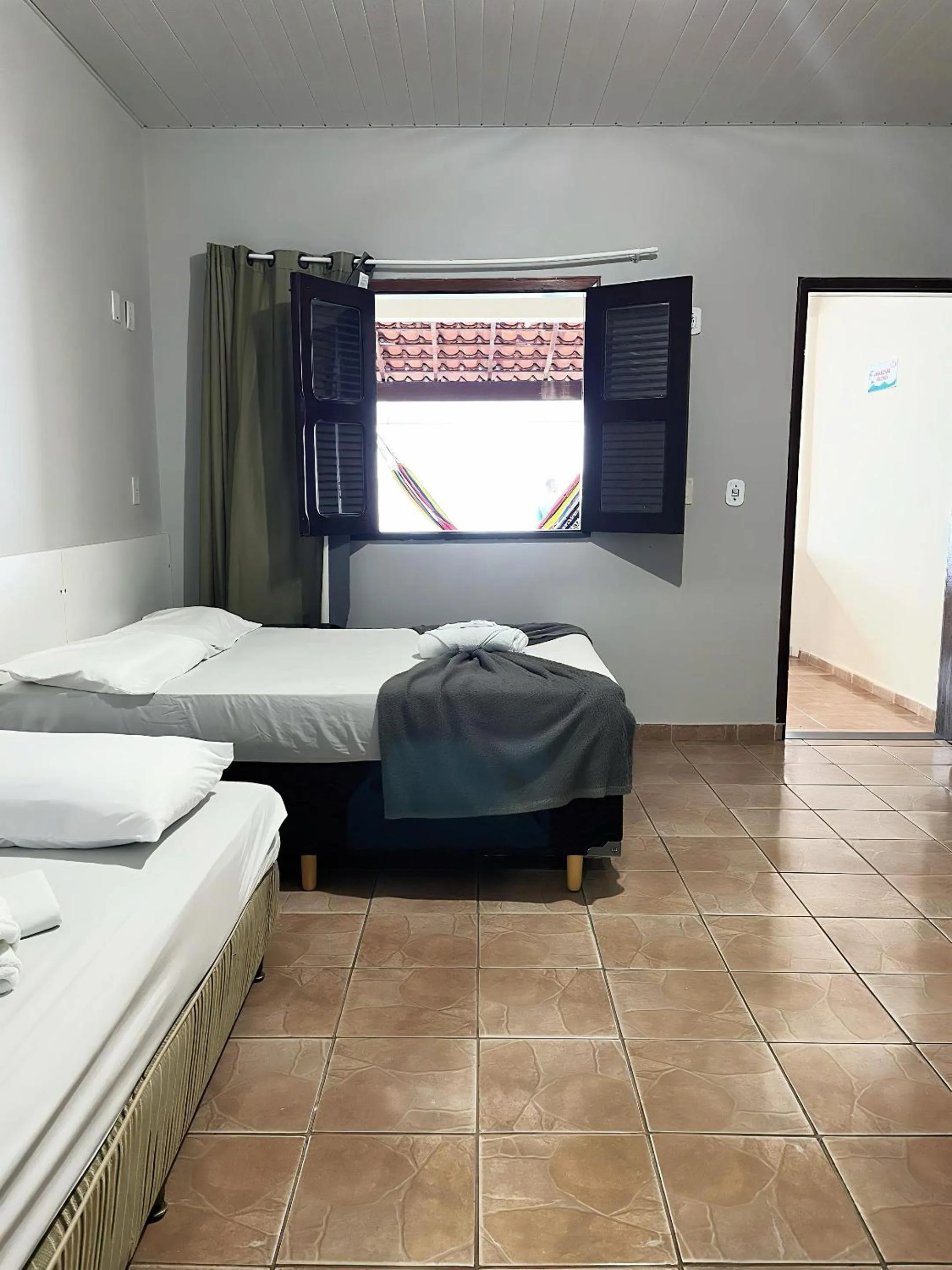 Bed in Pousada Cristo Rei-Parnaíba