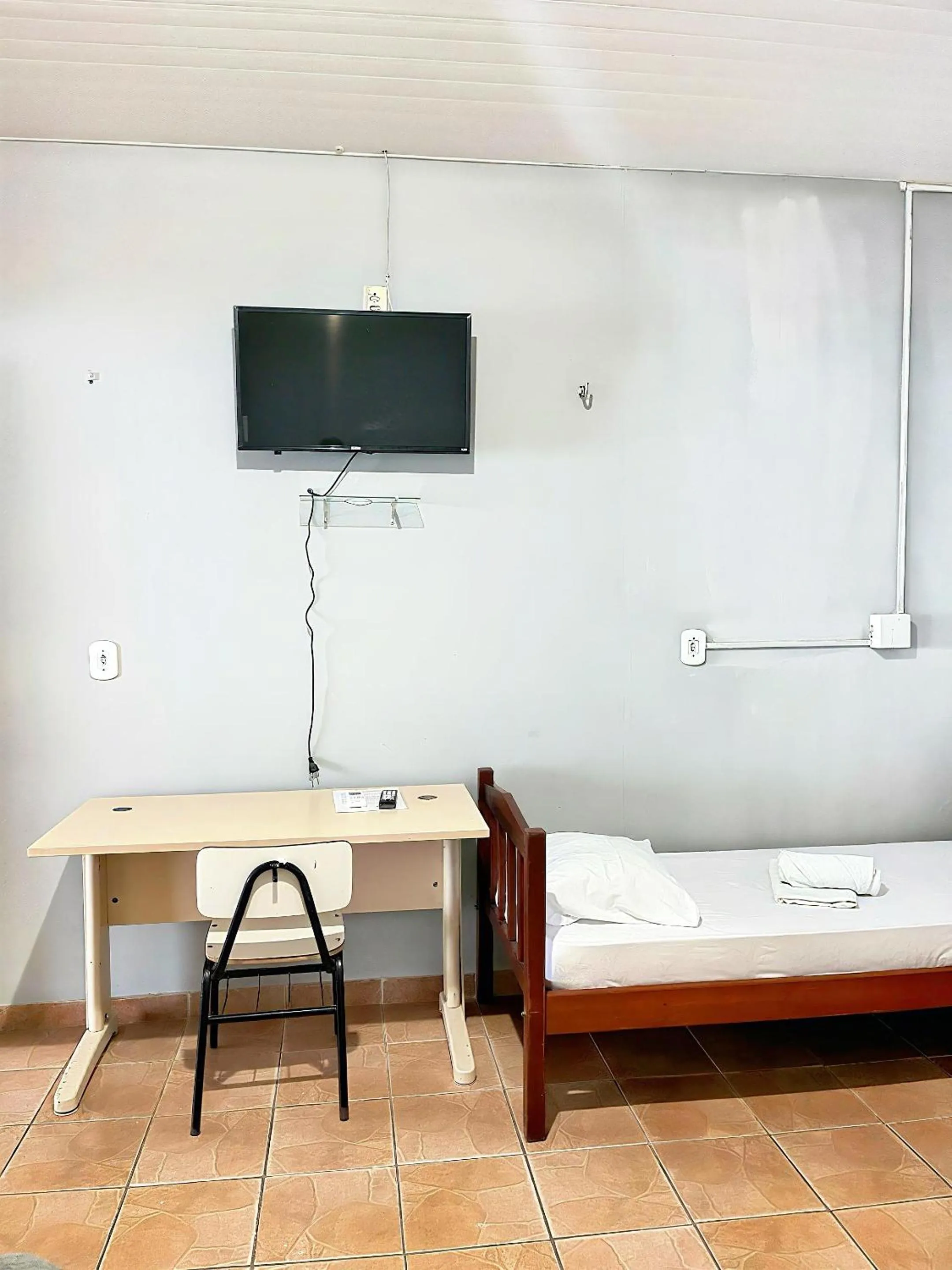 Bed in Pousada Cristo Rei-Parnaíba