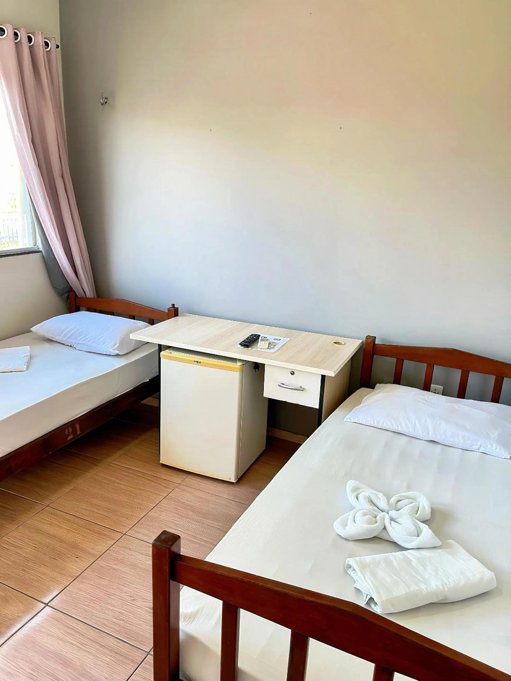 Bed in Pousada Cristo Rei-Parnaíba