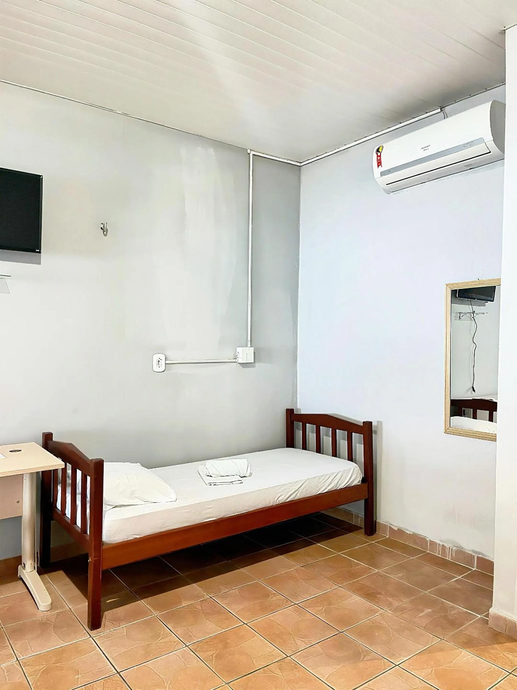 Bed in Pousada Cristo Rei-Parnaíba