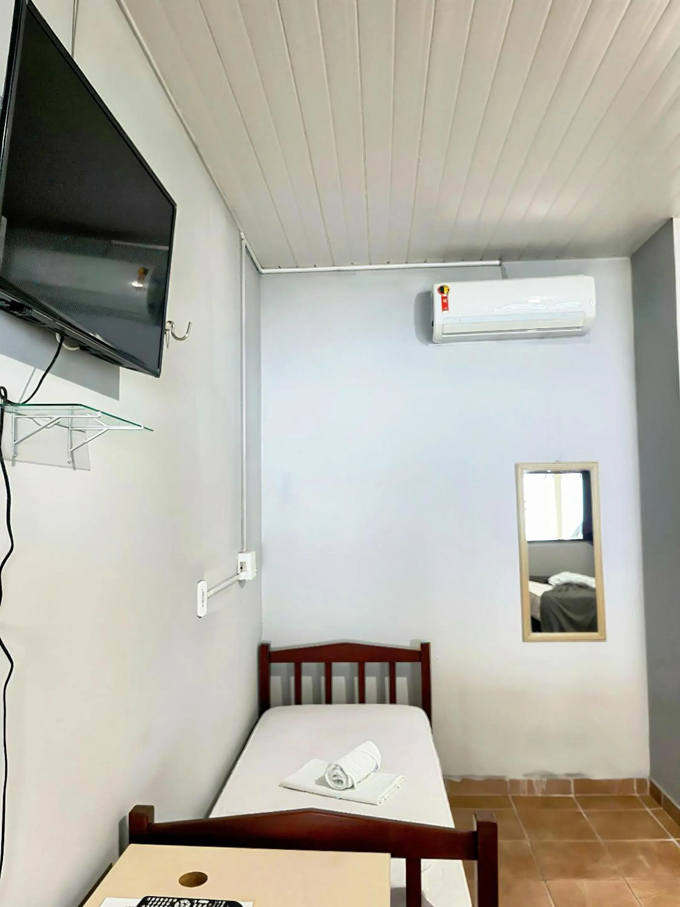 Bed in Pousada Cristo Rei-Parnaíba