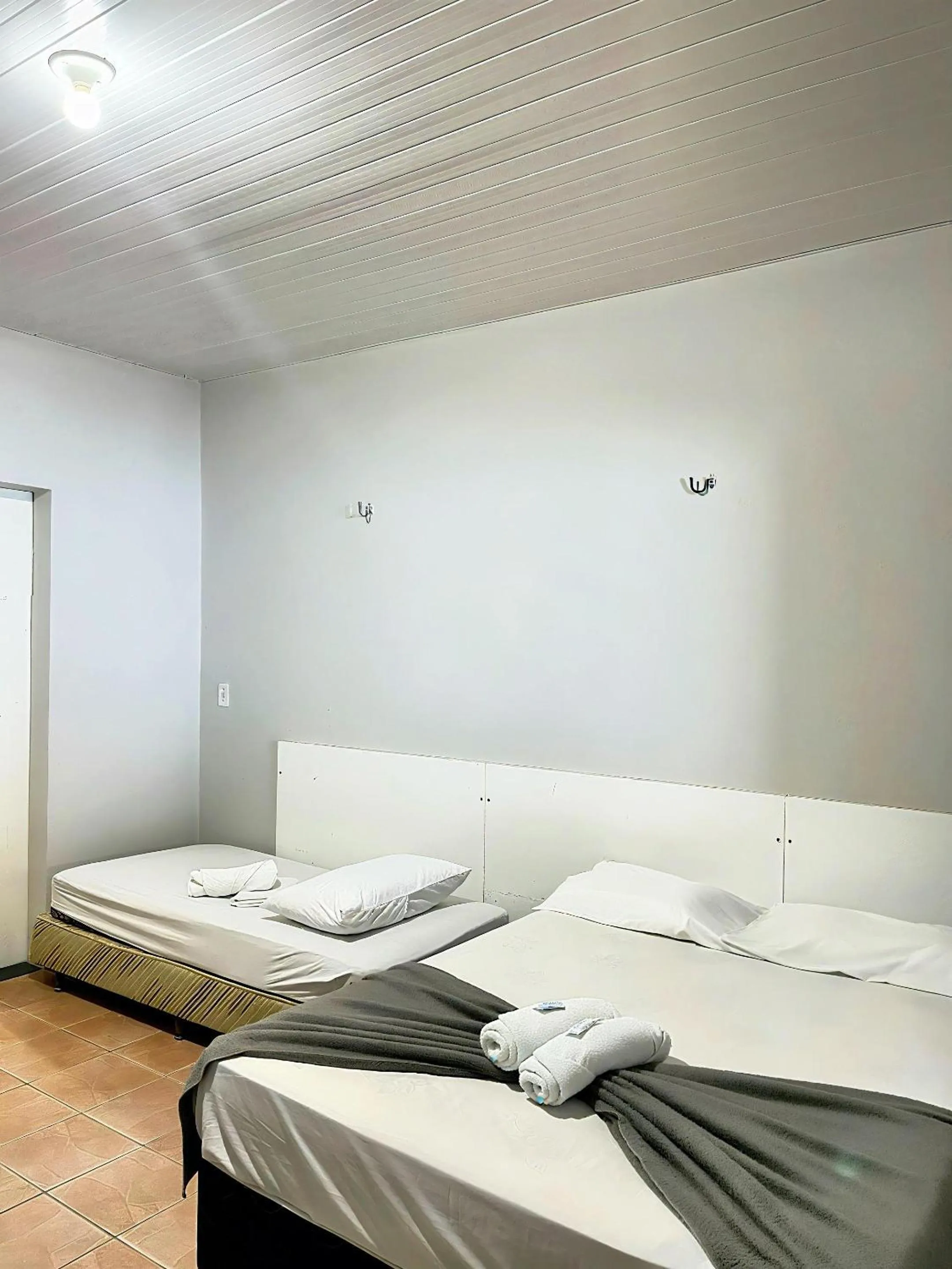 Bed in Pousada Cristo Rei-Parnaíba