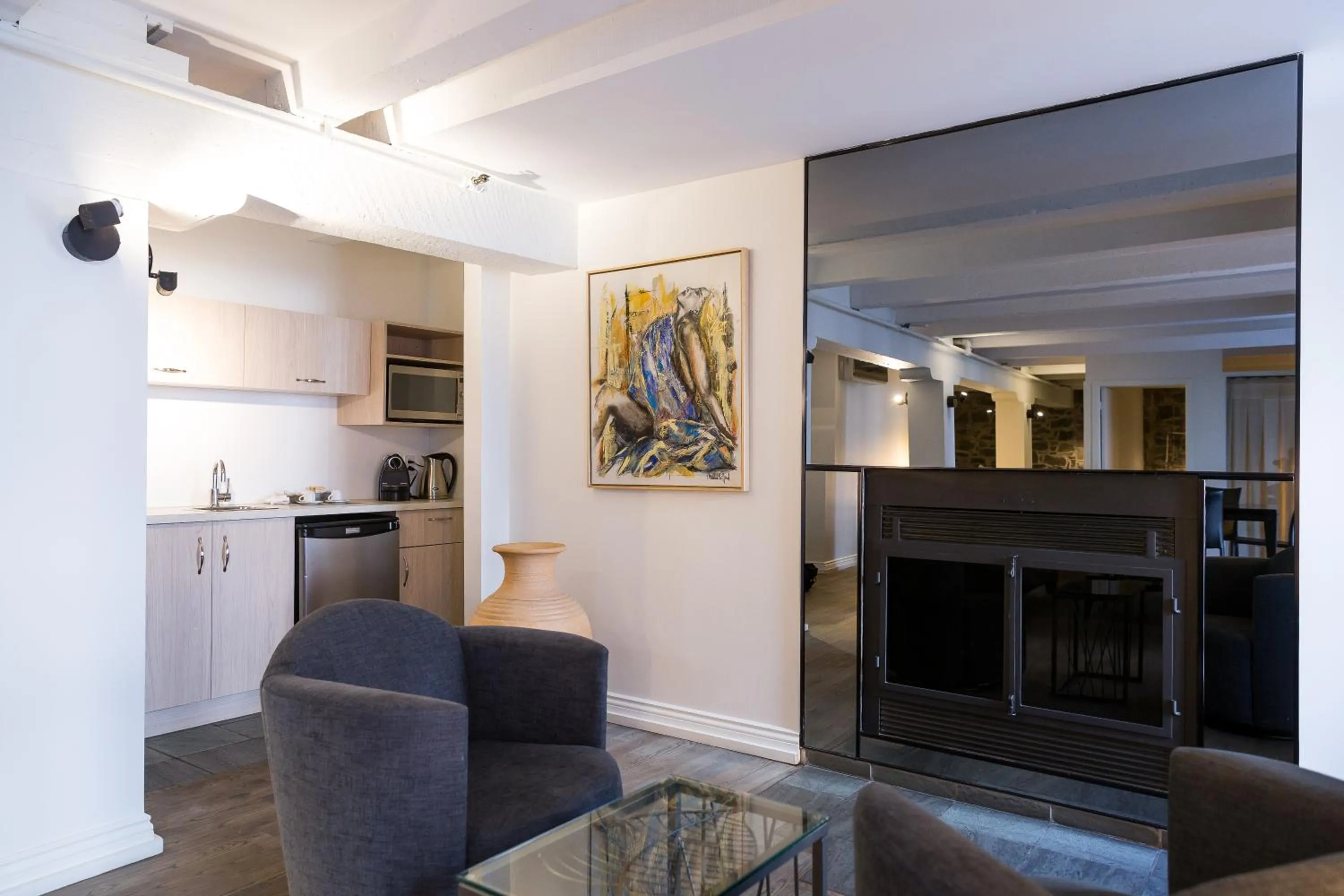 Seating area in Hotel le Priori