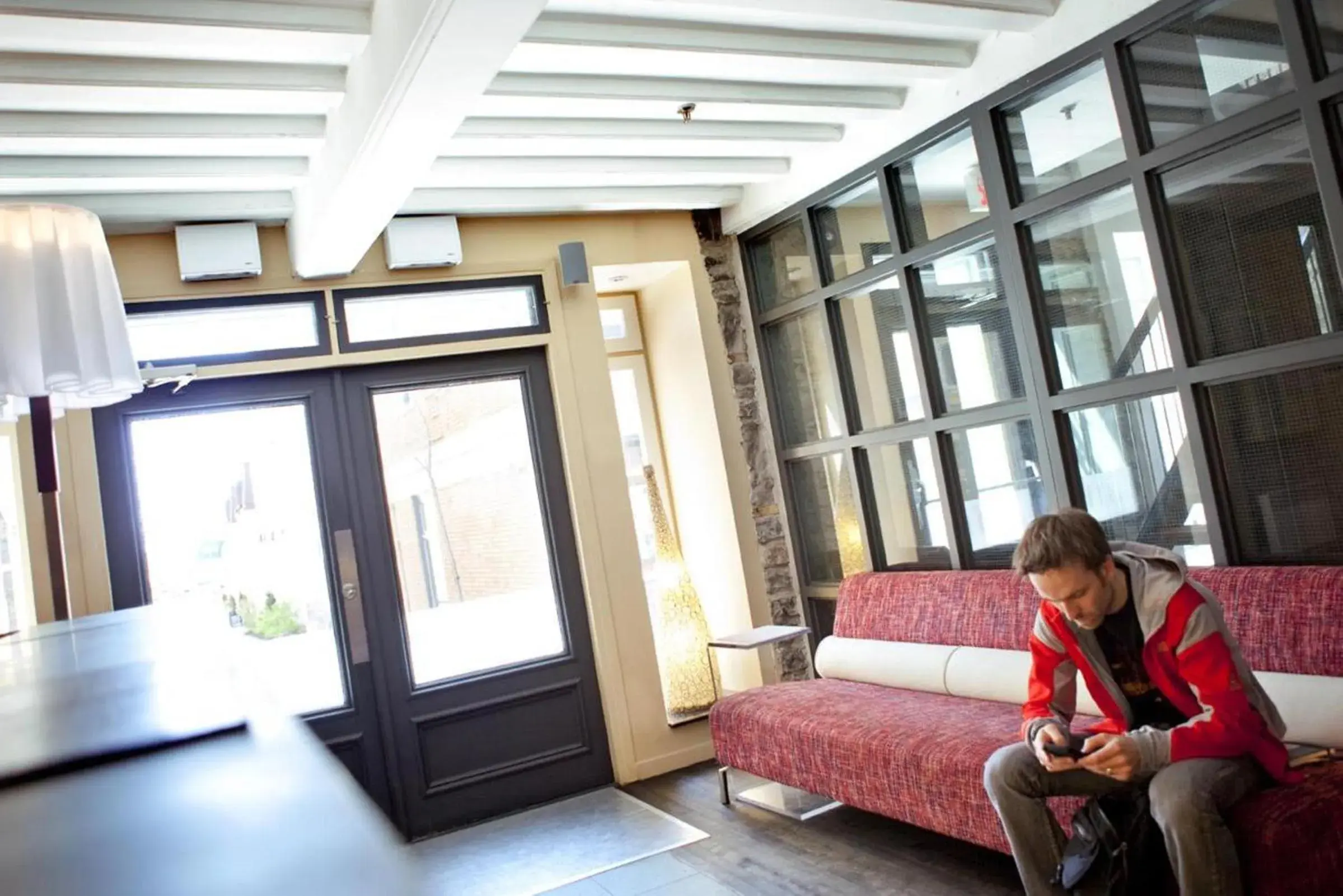 Lobby or reception in Hotel le Priori Lobby or reception in Hotel le Priori