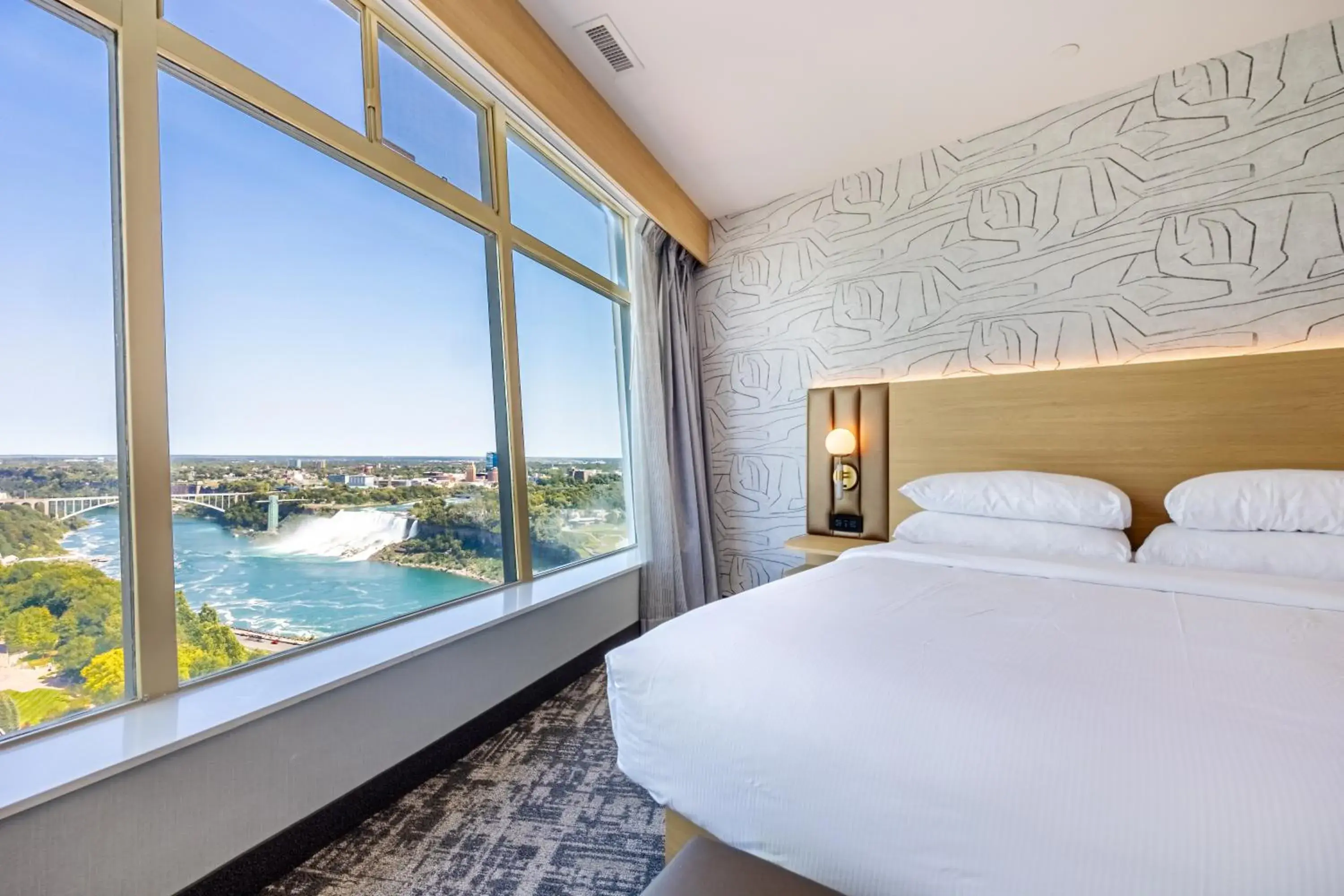 Bed in Tower Hotel at Fallsview Bed in Tower Hotel at Fallsview