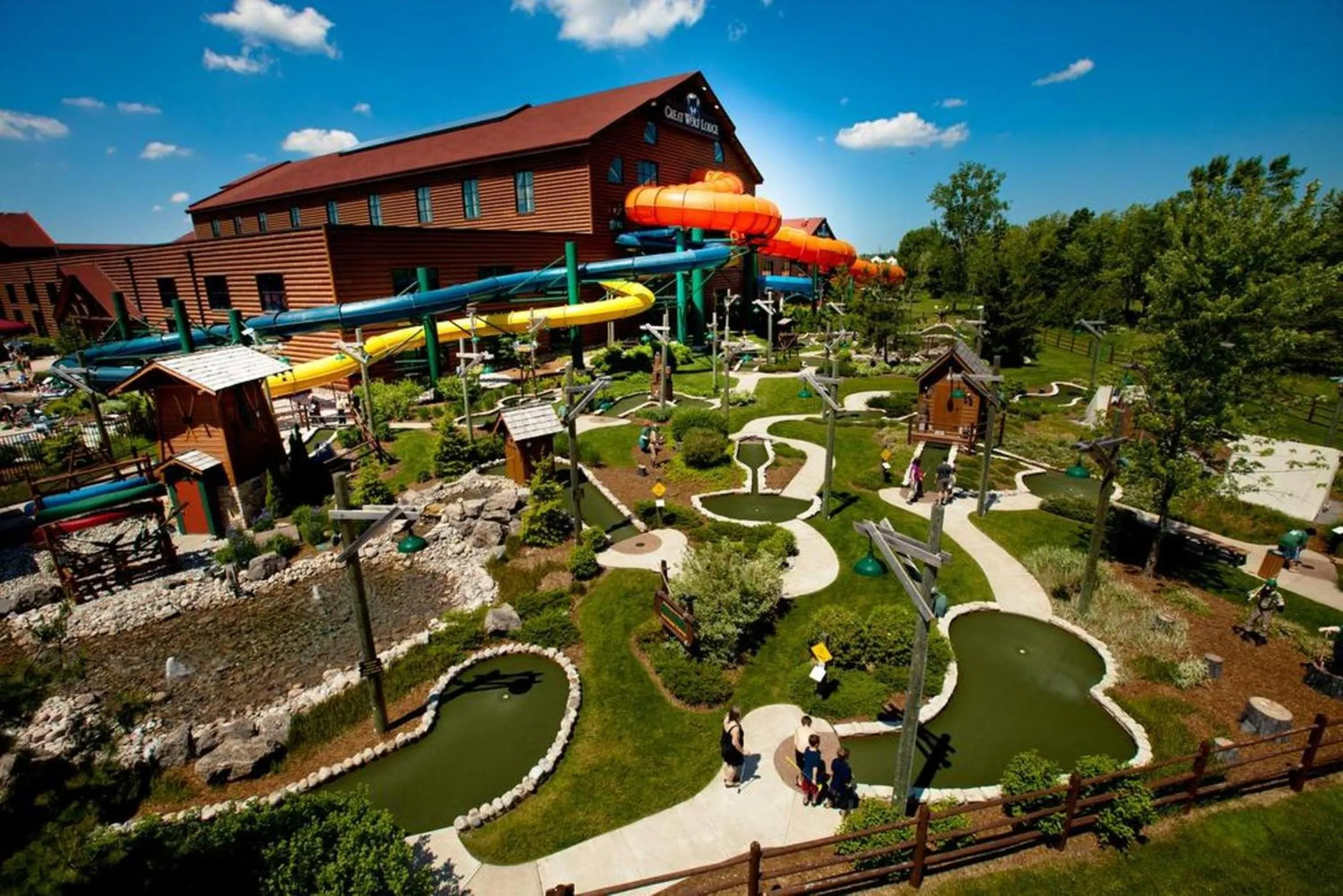 Minigolf in Great Wolf Lodge Waterpark Resort