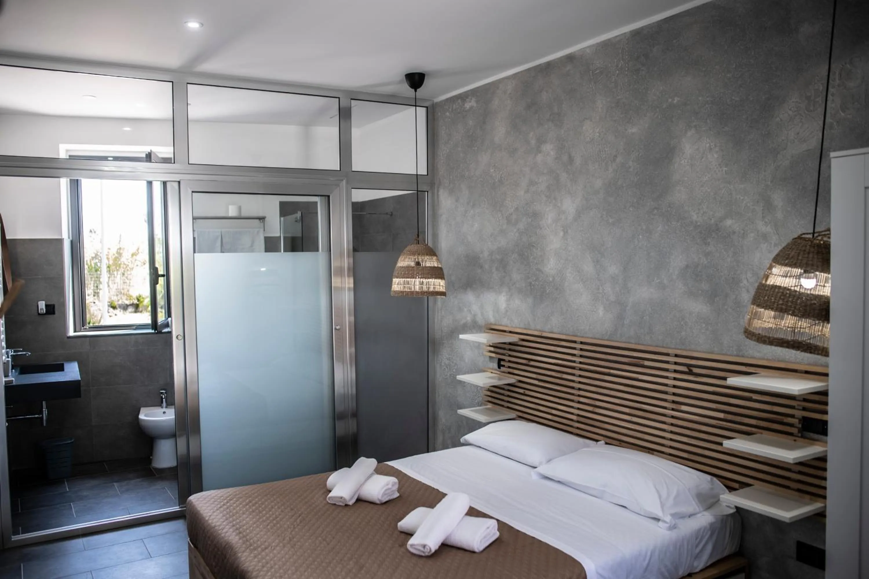 Bed in B&B Màkari holiday home