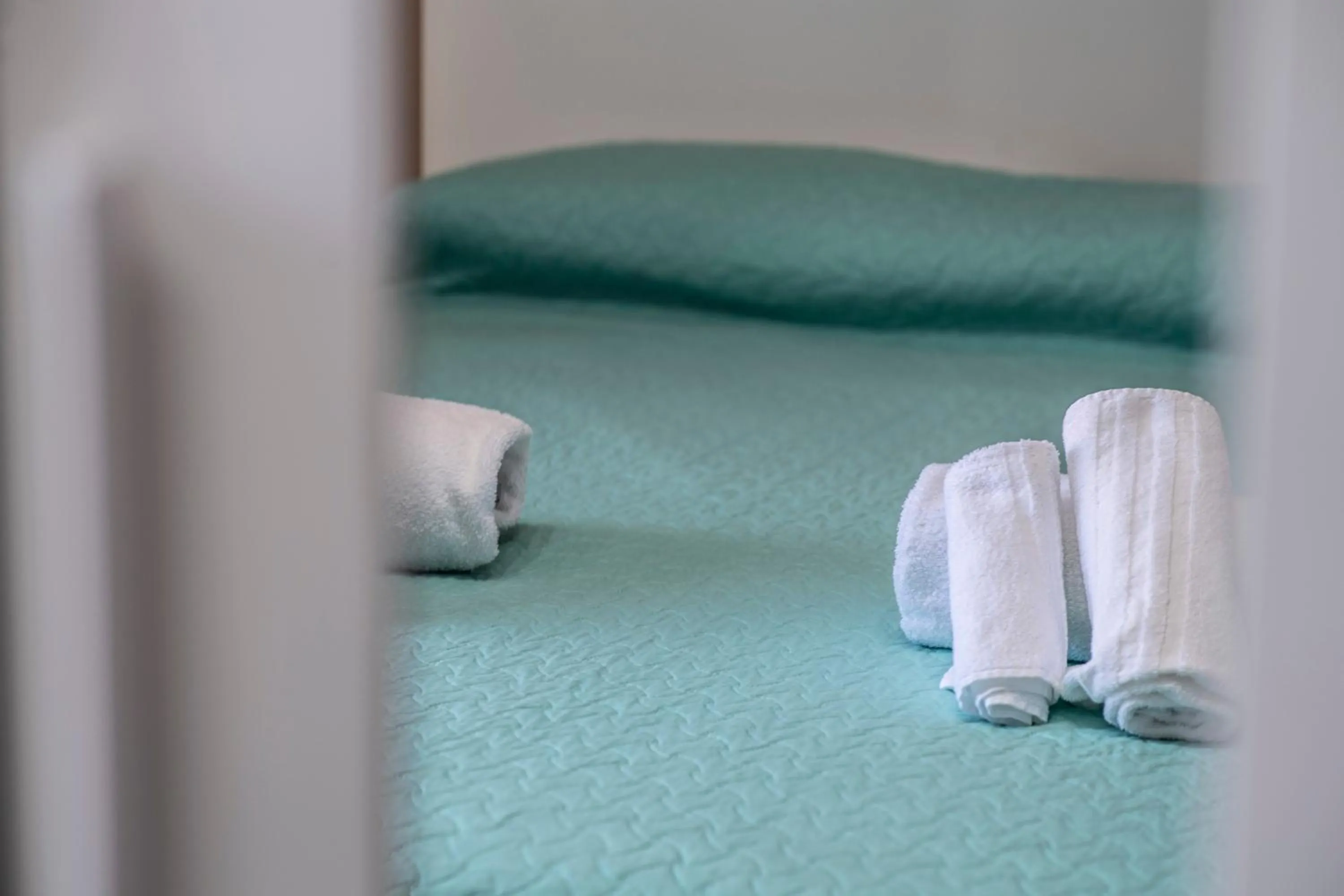 Bed in B&B Màkari holiday home