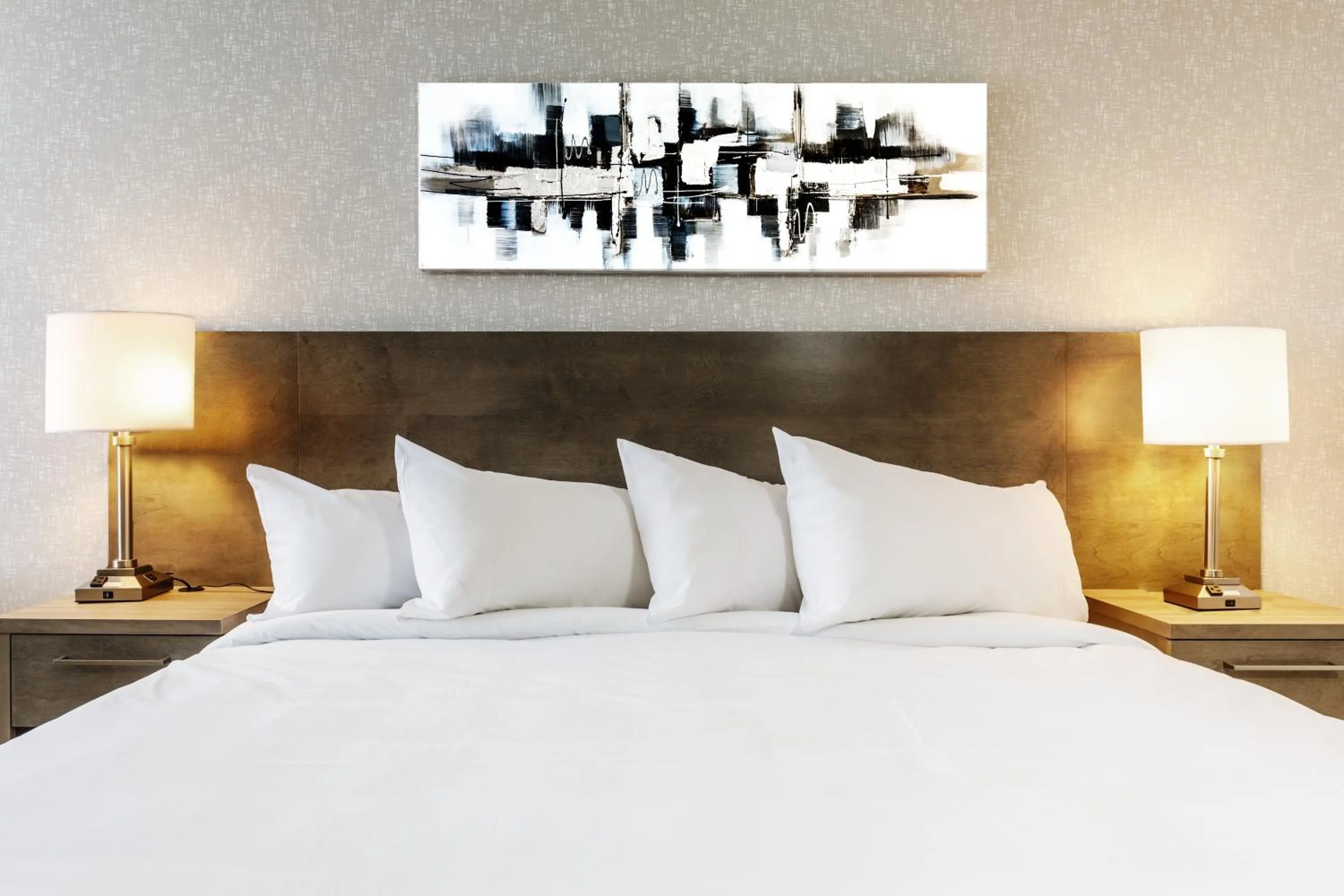 Bed in Repotel Aéroport Québec