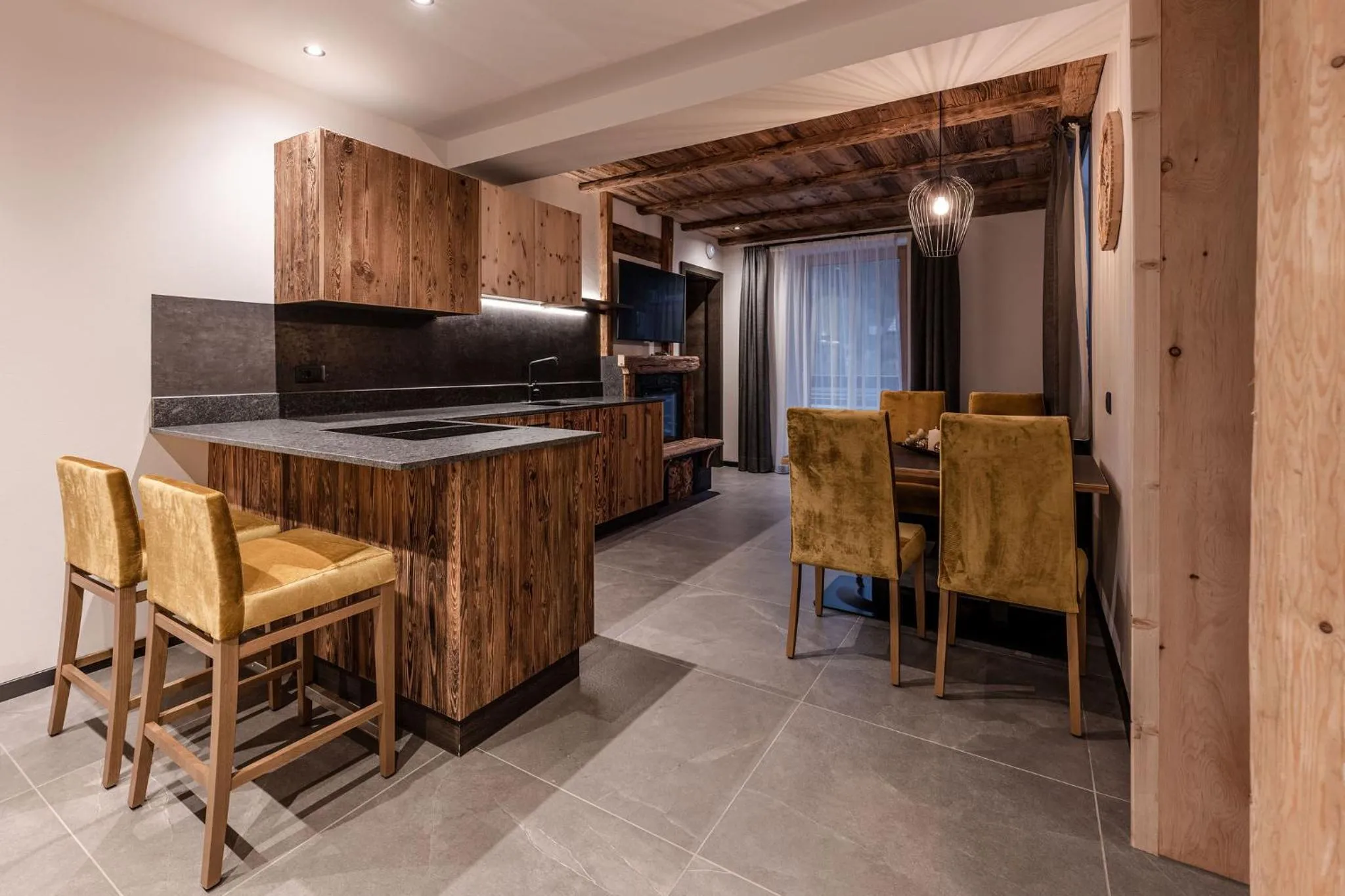 Kitchen or kitchenette in Nidaris - Luxury Private Spa Suites