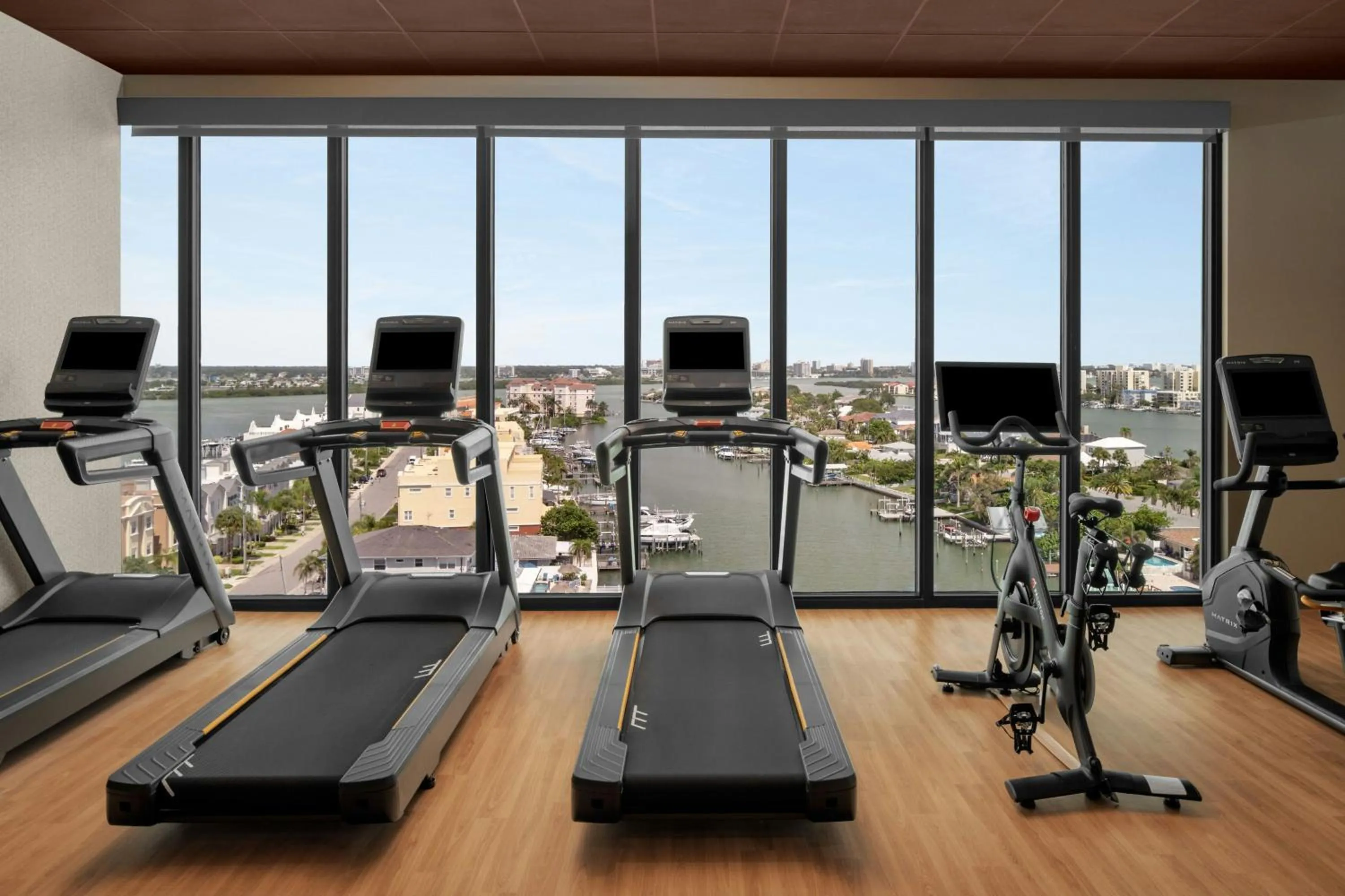 Fitness centre/facilities in AC Hotel by Marriott Clearwater Beach