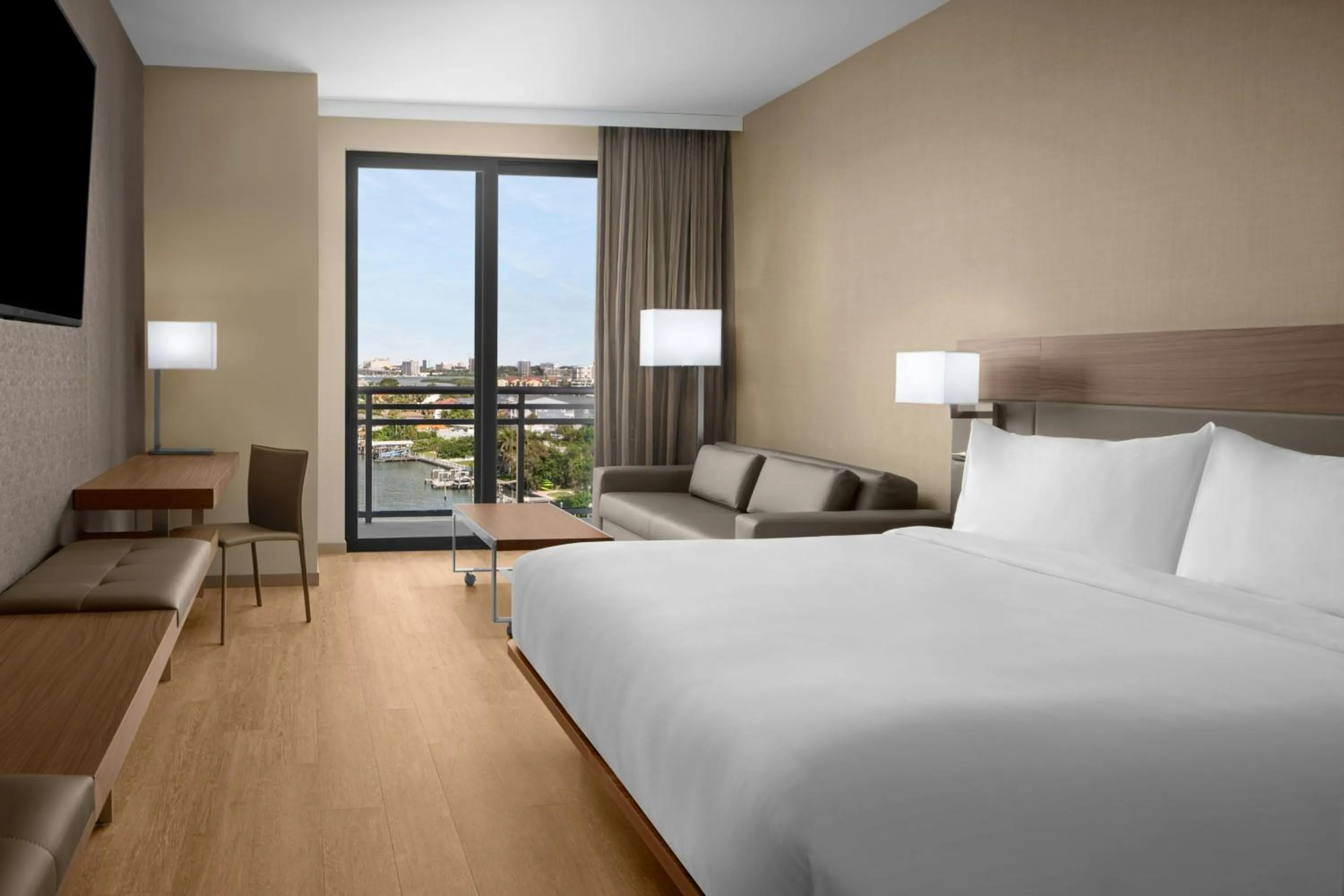 Photo of the whole room, Bed in AC Hotel by Marriott Clearwater Beach