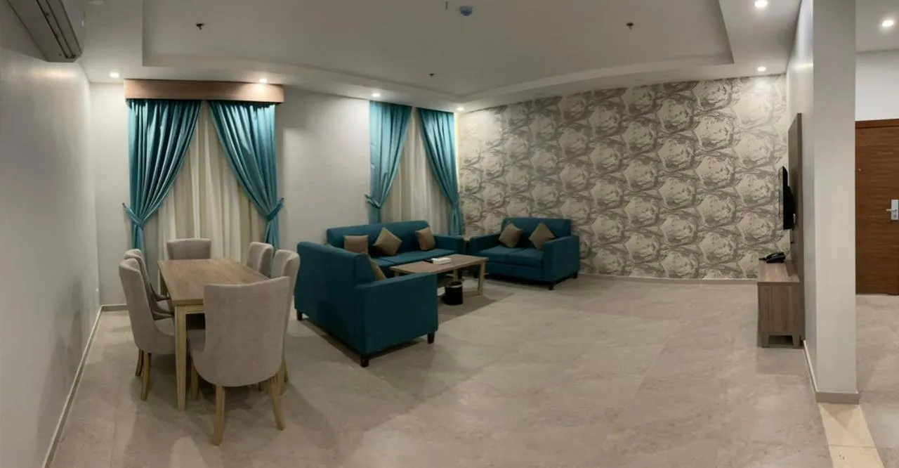 Living room in Al-Haramain Family Apartments
