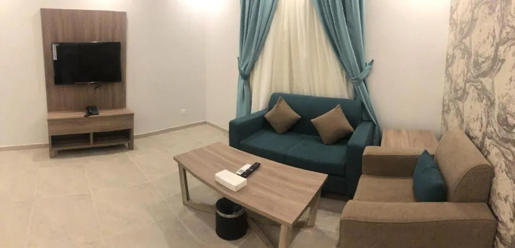 Living room in Al-Haramain Family Apartments
