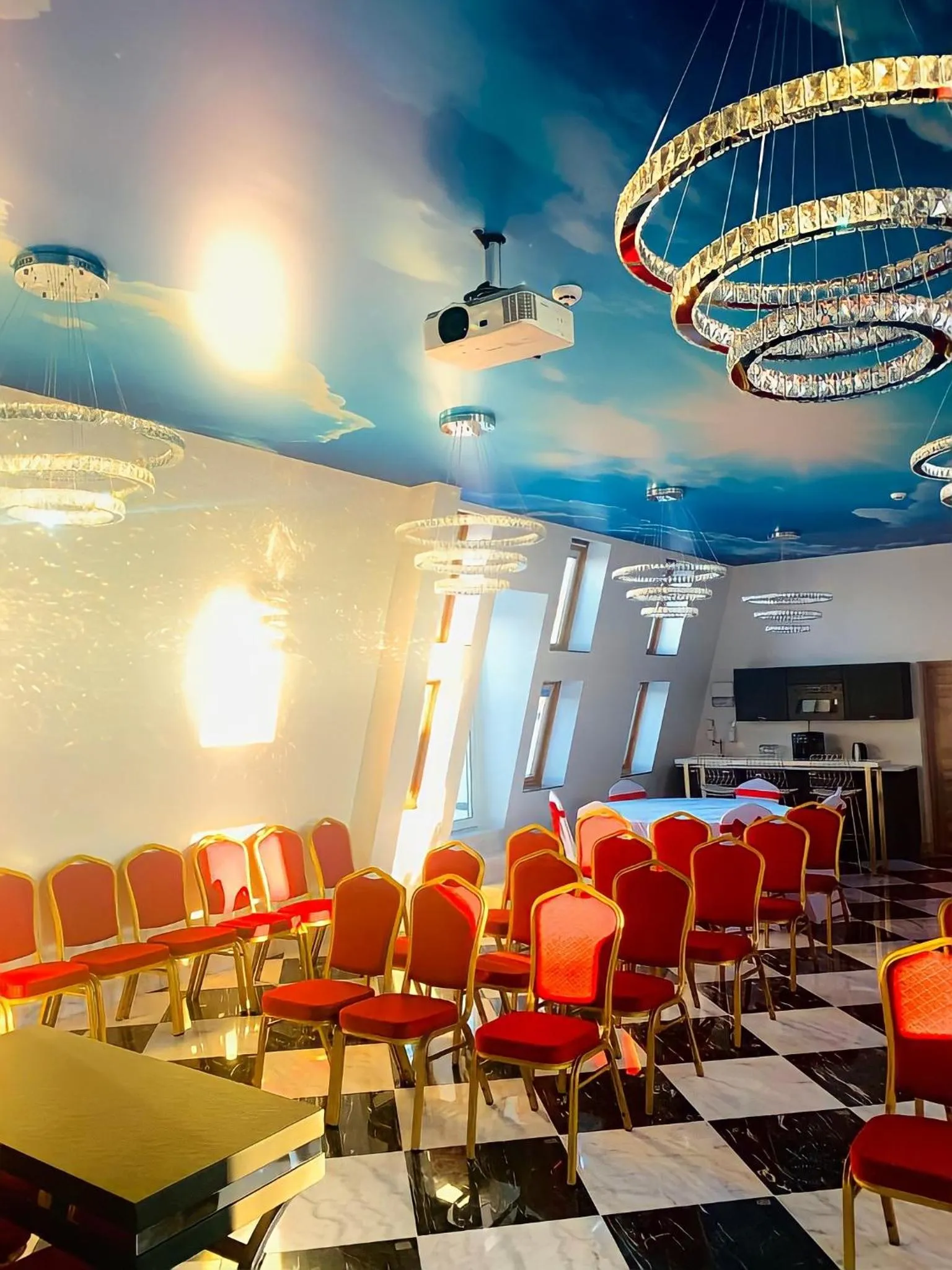 Meeting/conference room in AVE MEDICA Apartments & SPA