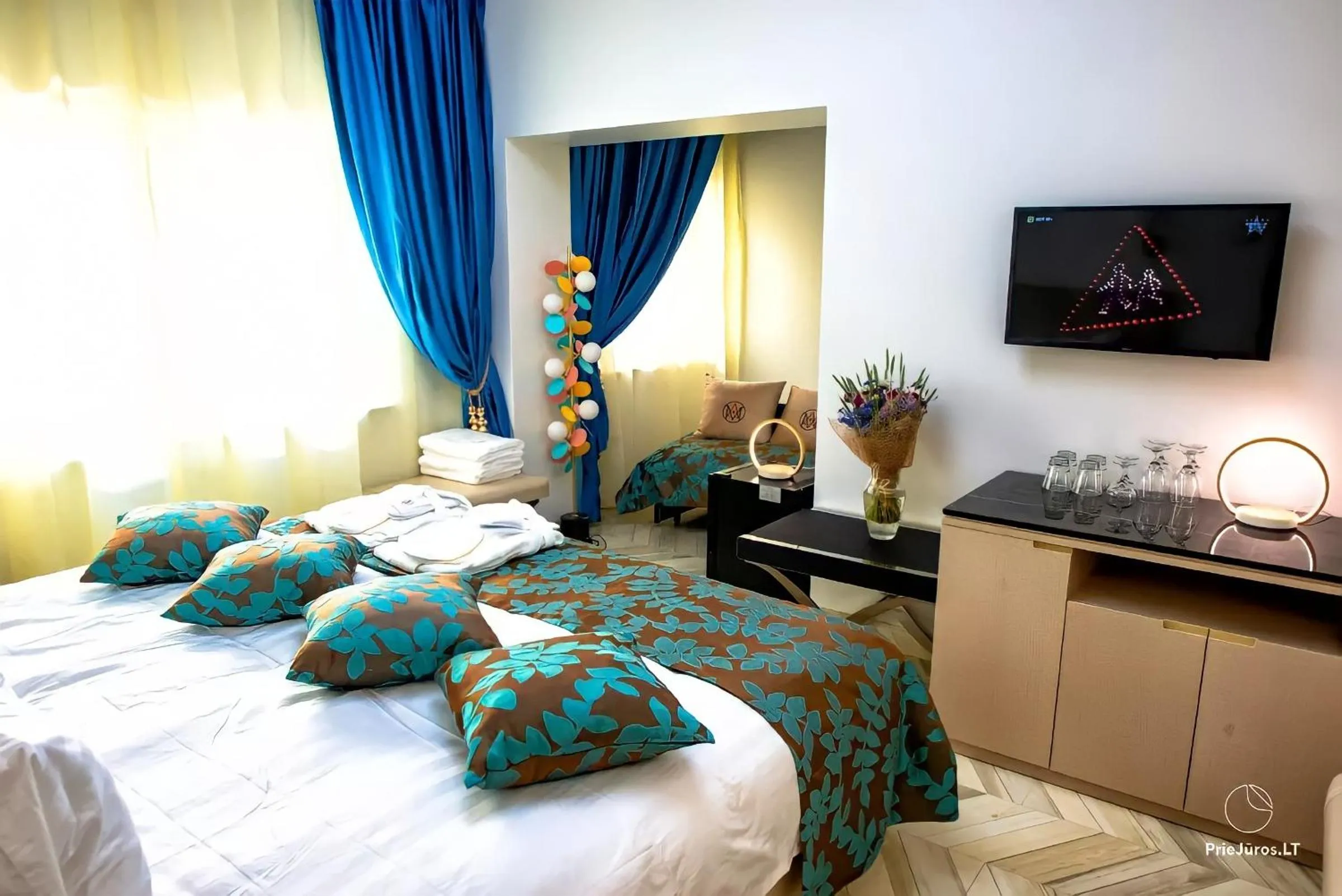 Bed in AVE MEDICA Apartments & SPA