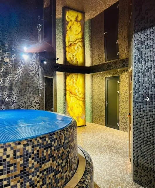 Sauna in AVE MEDICA Apartments & SPA