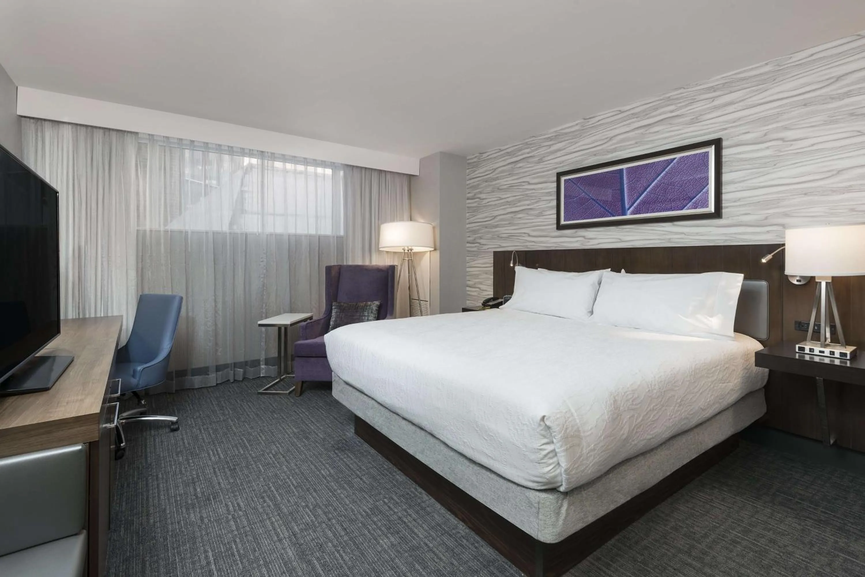 Bedroom, Bed in Hilton Garden Inn Ottawa Downtown