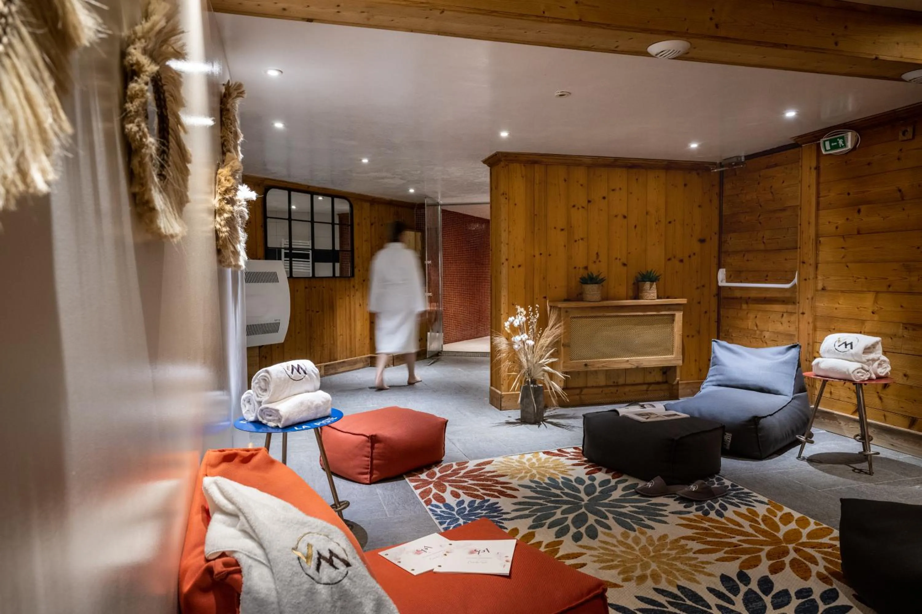Steam room in Hôtel Ski Lodge - Chambres & Appartements - Village Montana