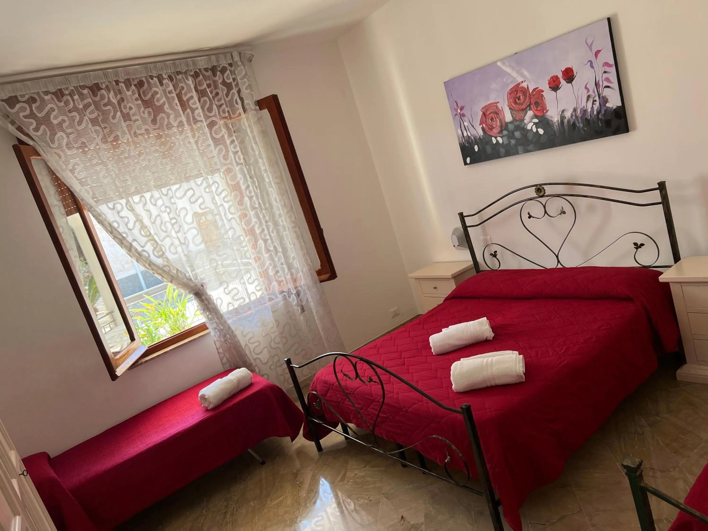Bed in Villa Dolce Vita rooms