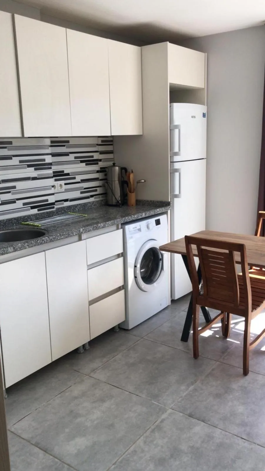 Dining area in Just Dream Suites
