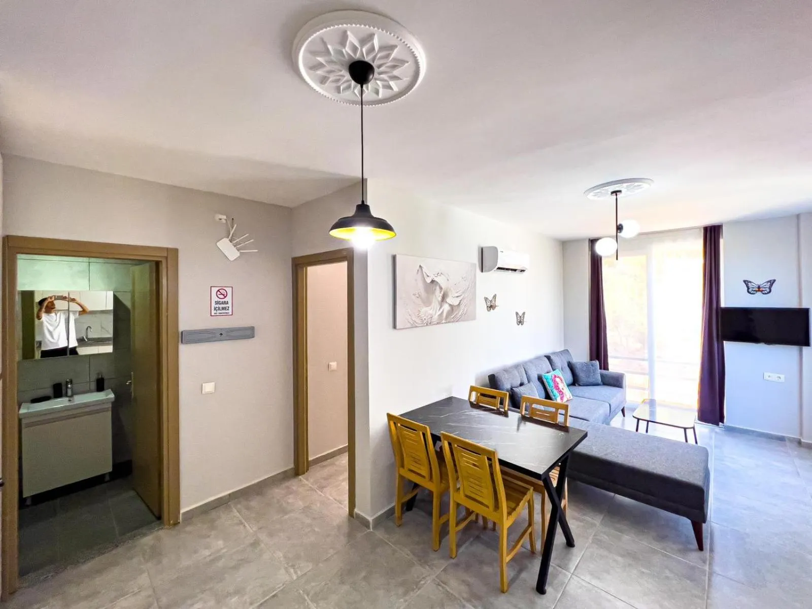 Living room in Just Dream Suites