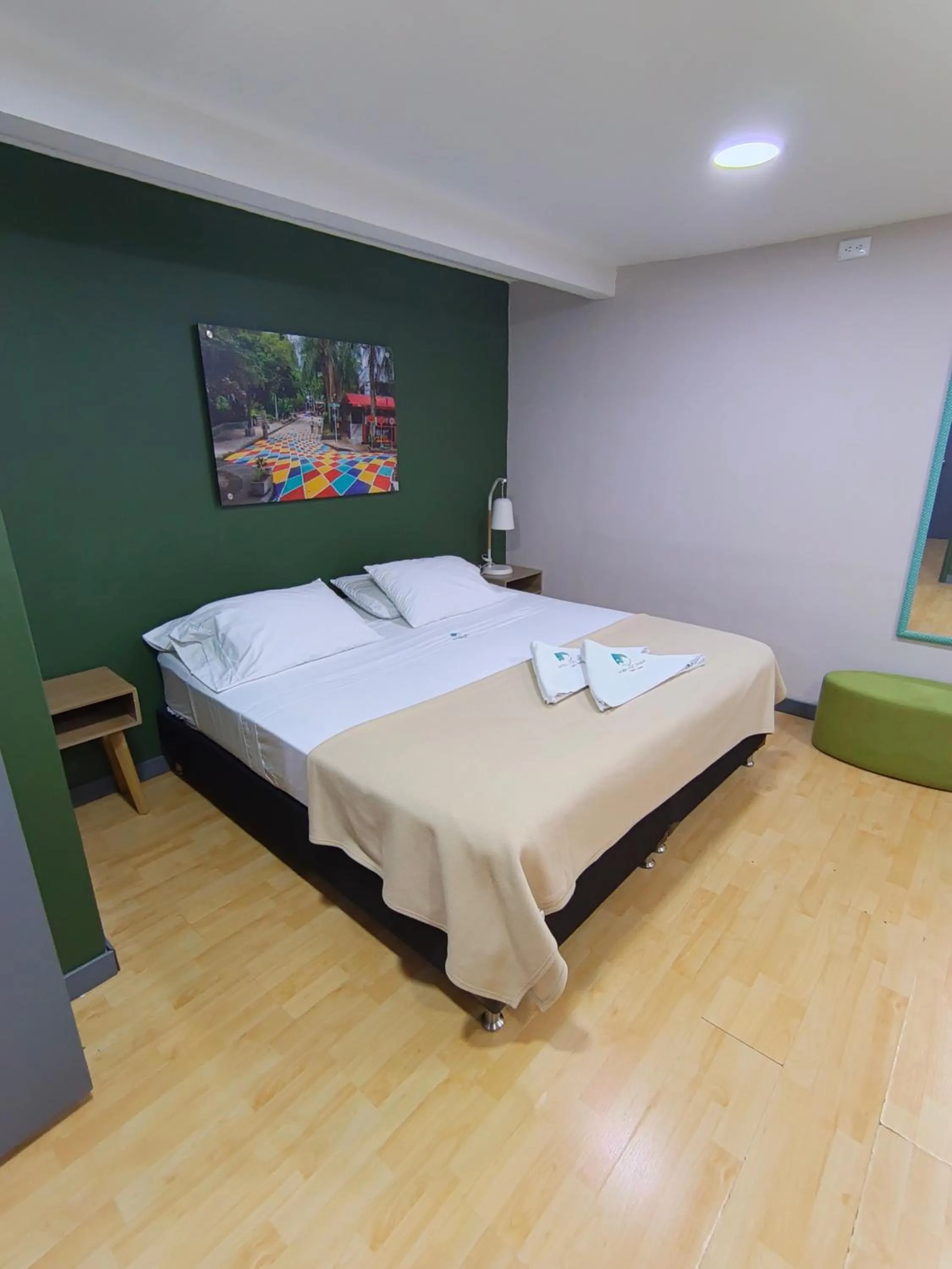 Bedroom, Bed in Poblado Park Guest House