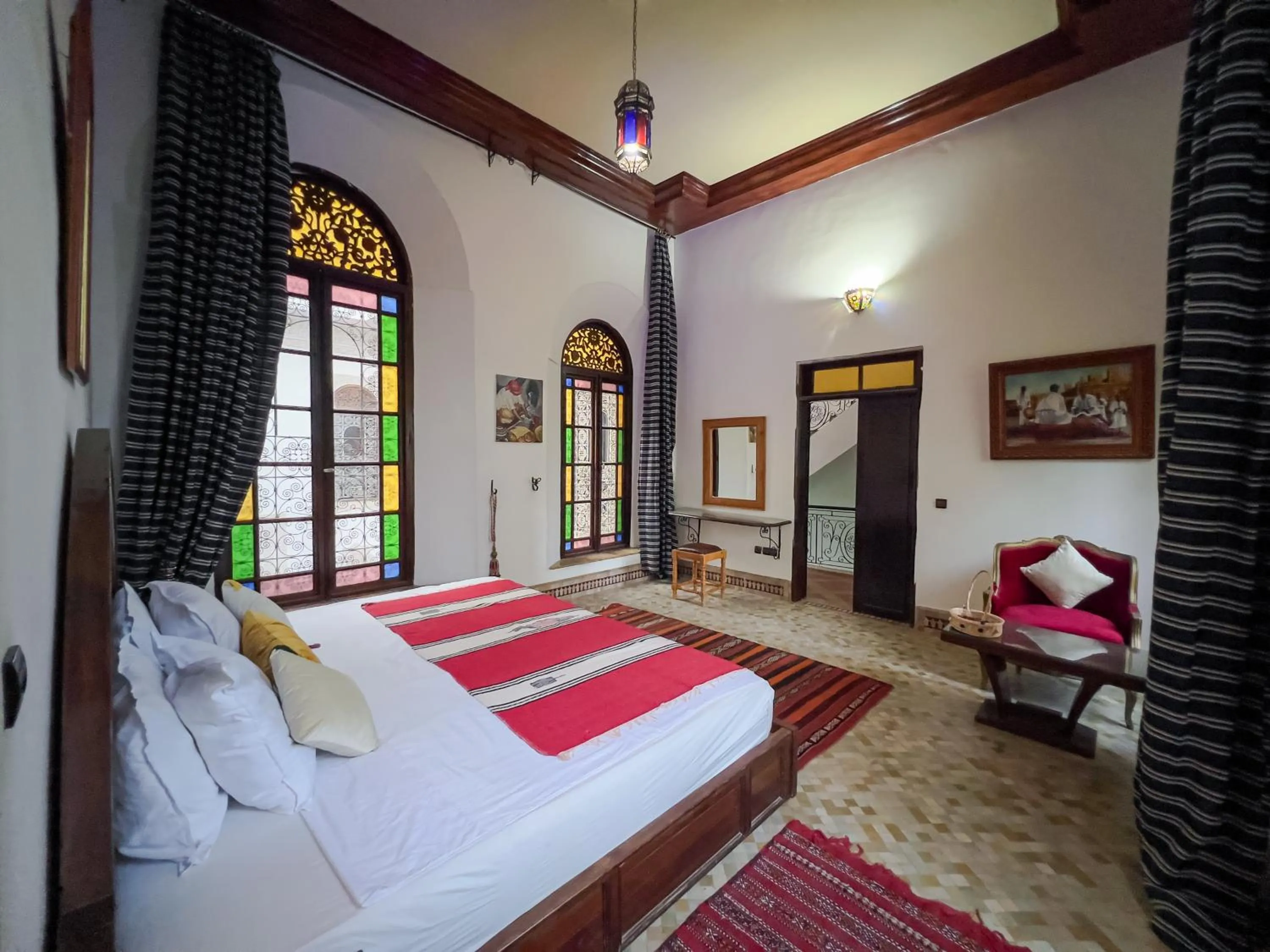 Photo of the whole room, Bed in Riad Pacha Palace